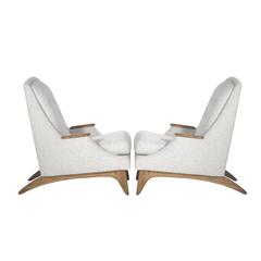 Sculptural Highback Lounge Chairs by Adrian Pearsall