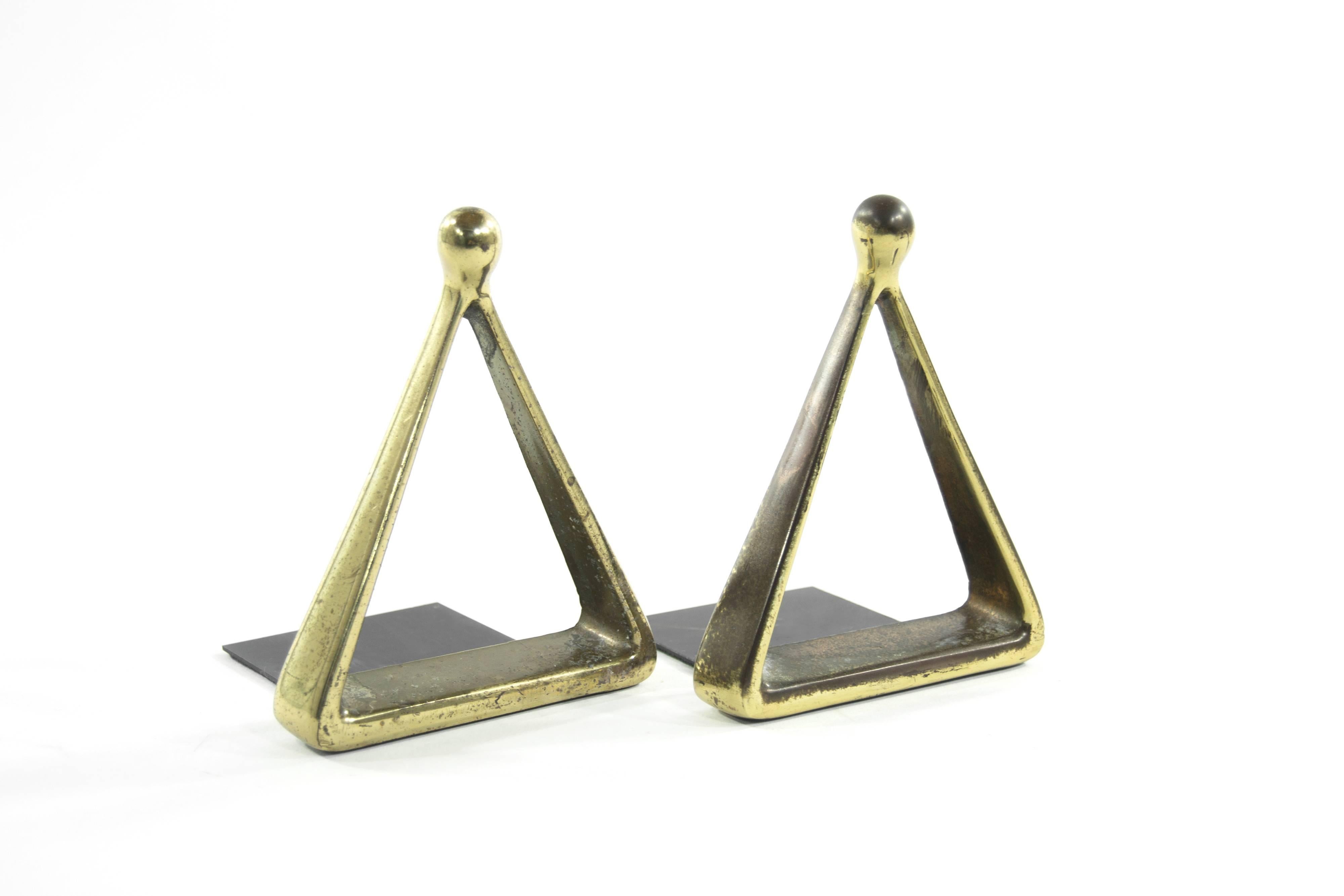 triangle bookends