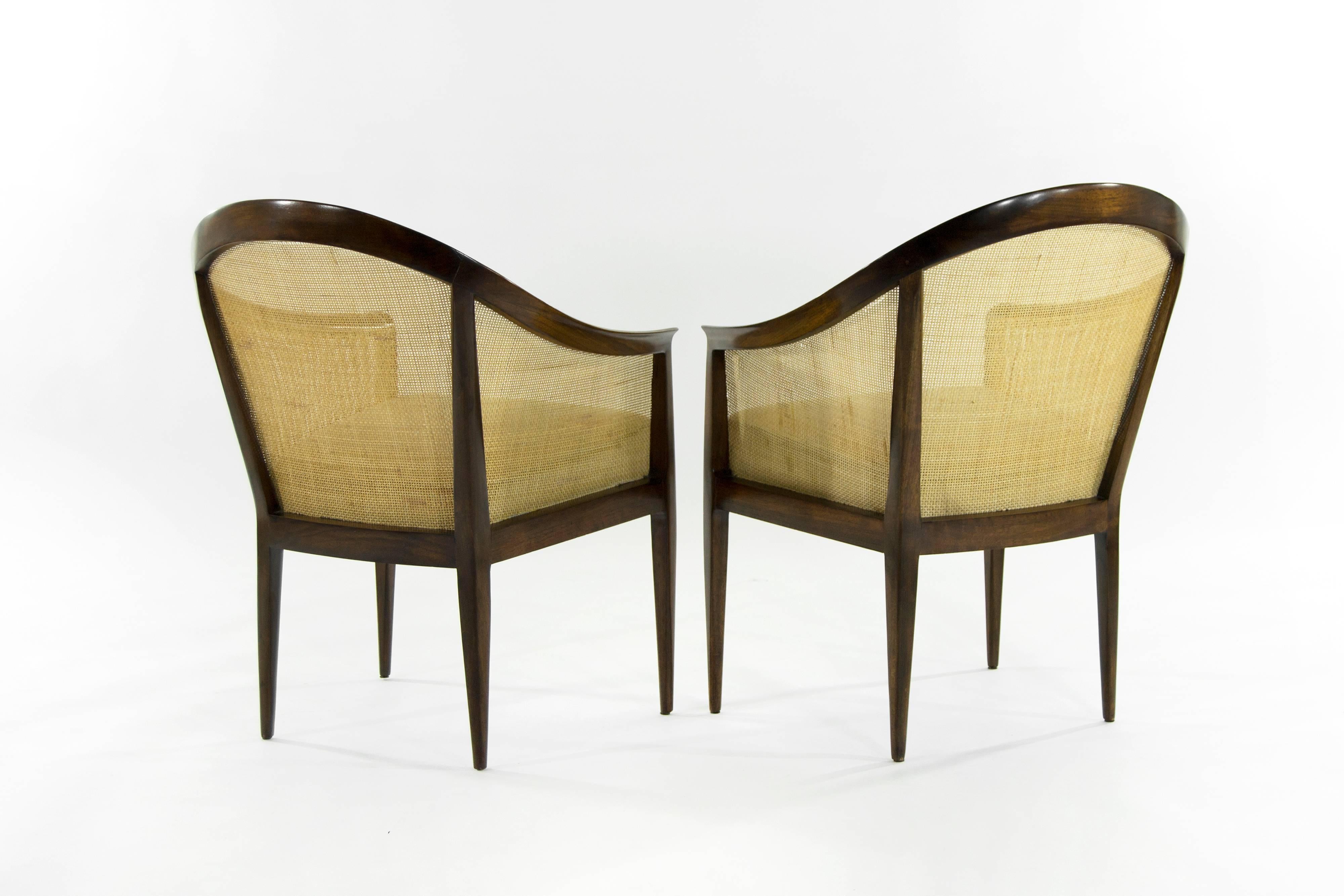 20th Century Pair of Lounge Chairs by Kipp Stewart for Directional