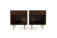 T.H. Robsjohn-Gibbings for Widdicomb Walnut End Tables