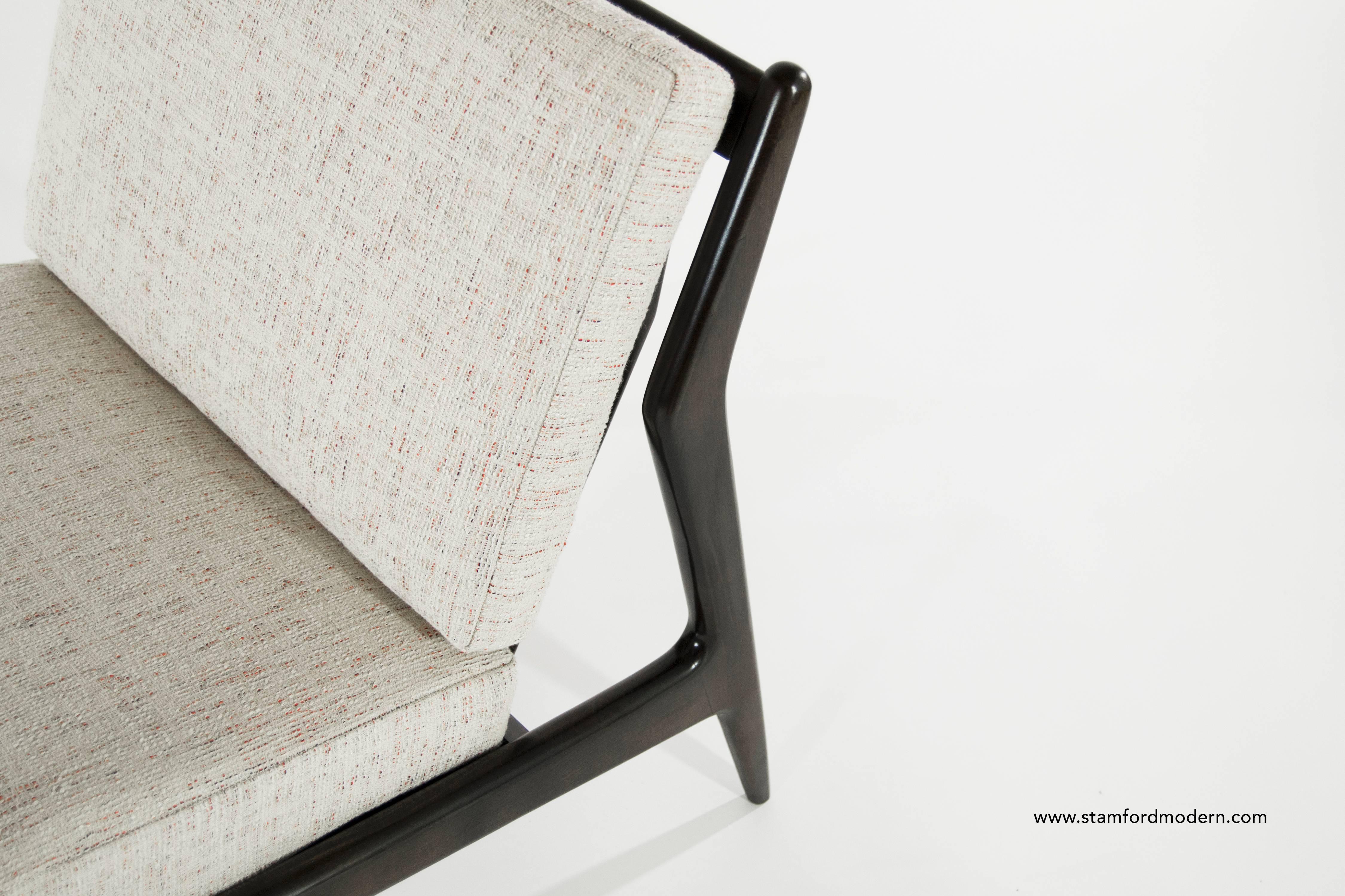 Scandinavian Modern Lounge Chairs by Poul Jensen for Selig 3