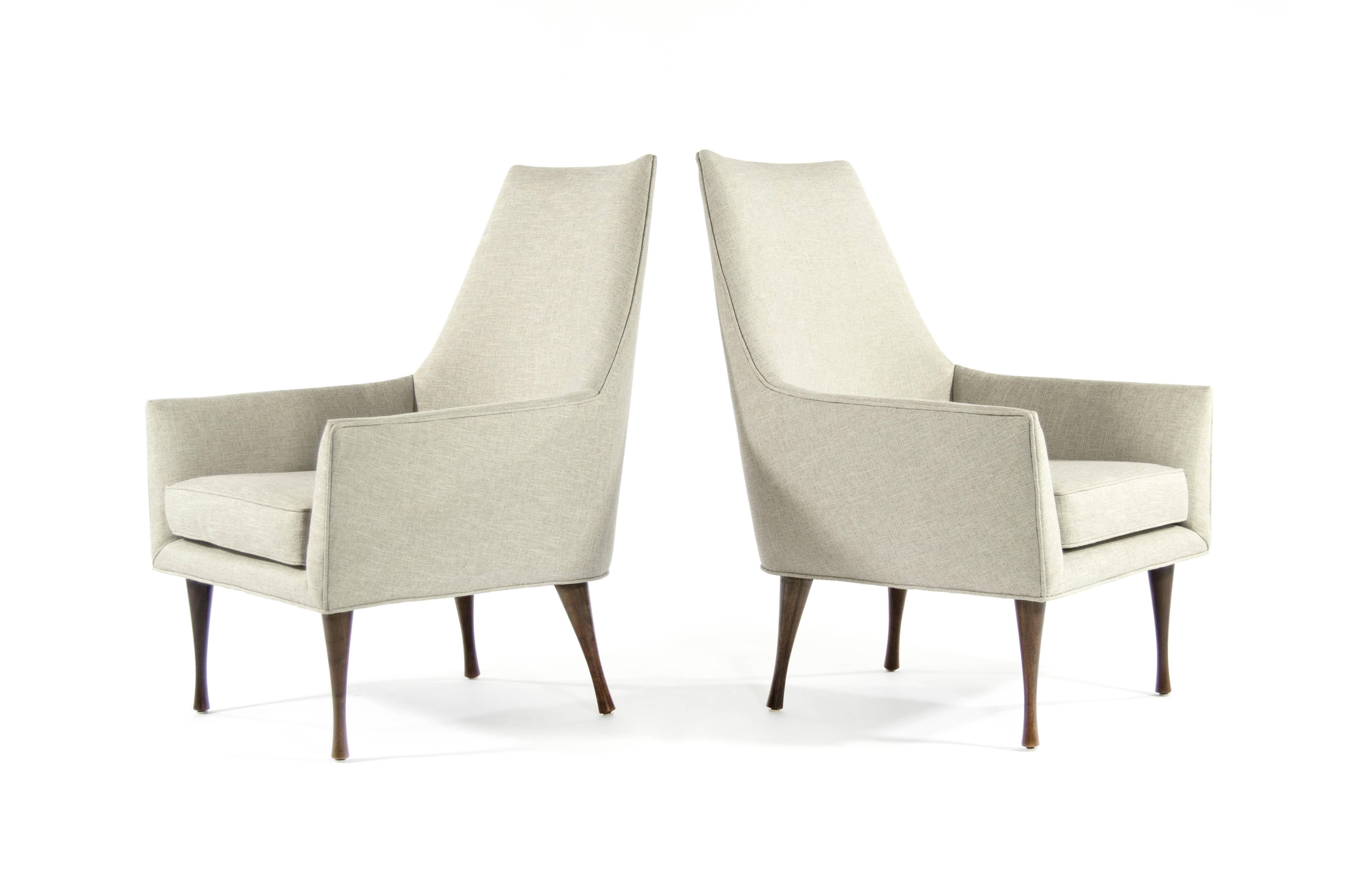 Mid-Century Modern Symmetric Group Lounge Chairs by Paul McCobb for Widdicomb