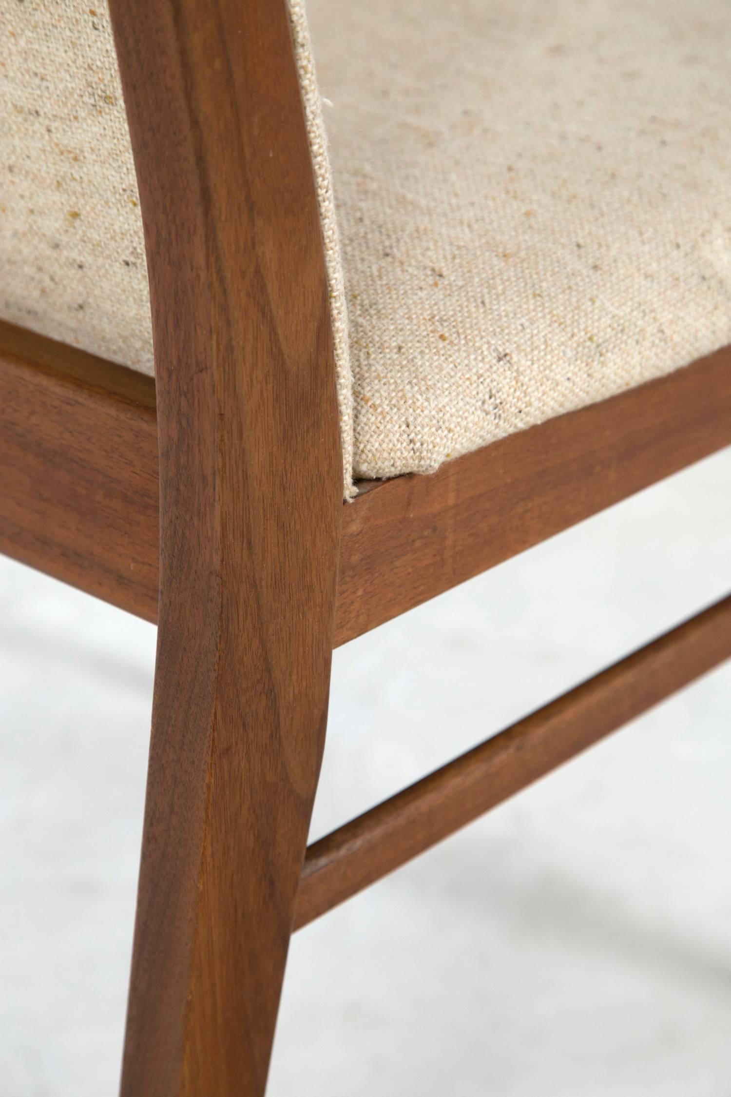 Fabric Milo Baughman for Dillingham Dining Chairs, Set of Four