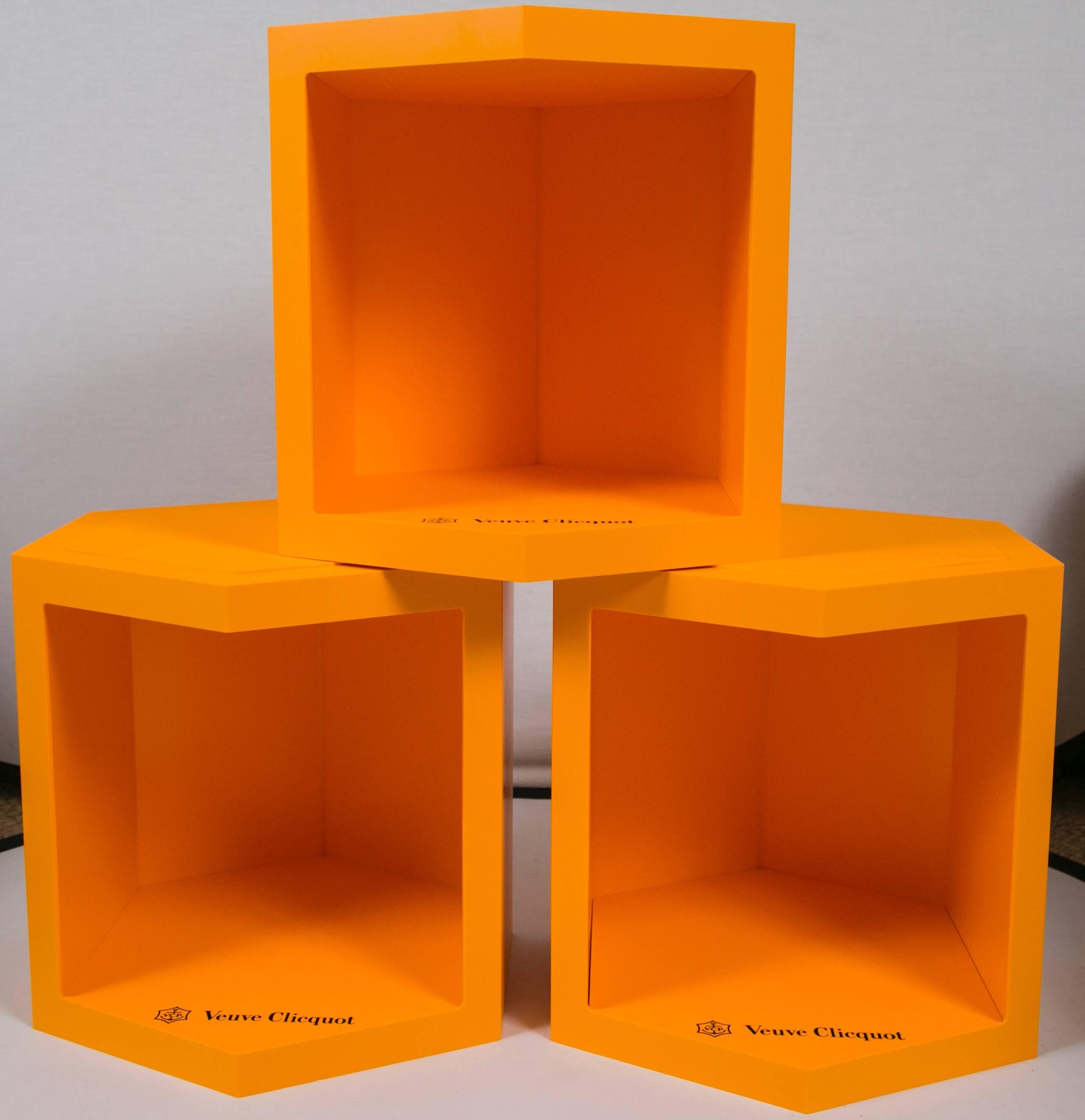 This brand new Veuve Clicquot promotional display box is the perfect playful addition to any home. This piece is a color burst that cannot be resisted (champagne not included, our apologies).

Sold individually at $150 each, making the perfect