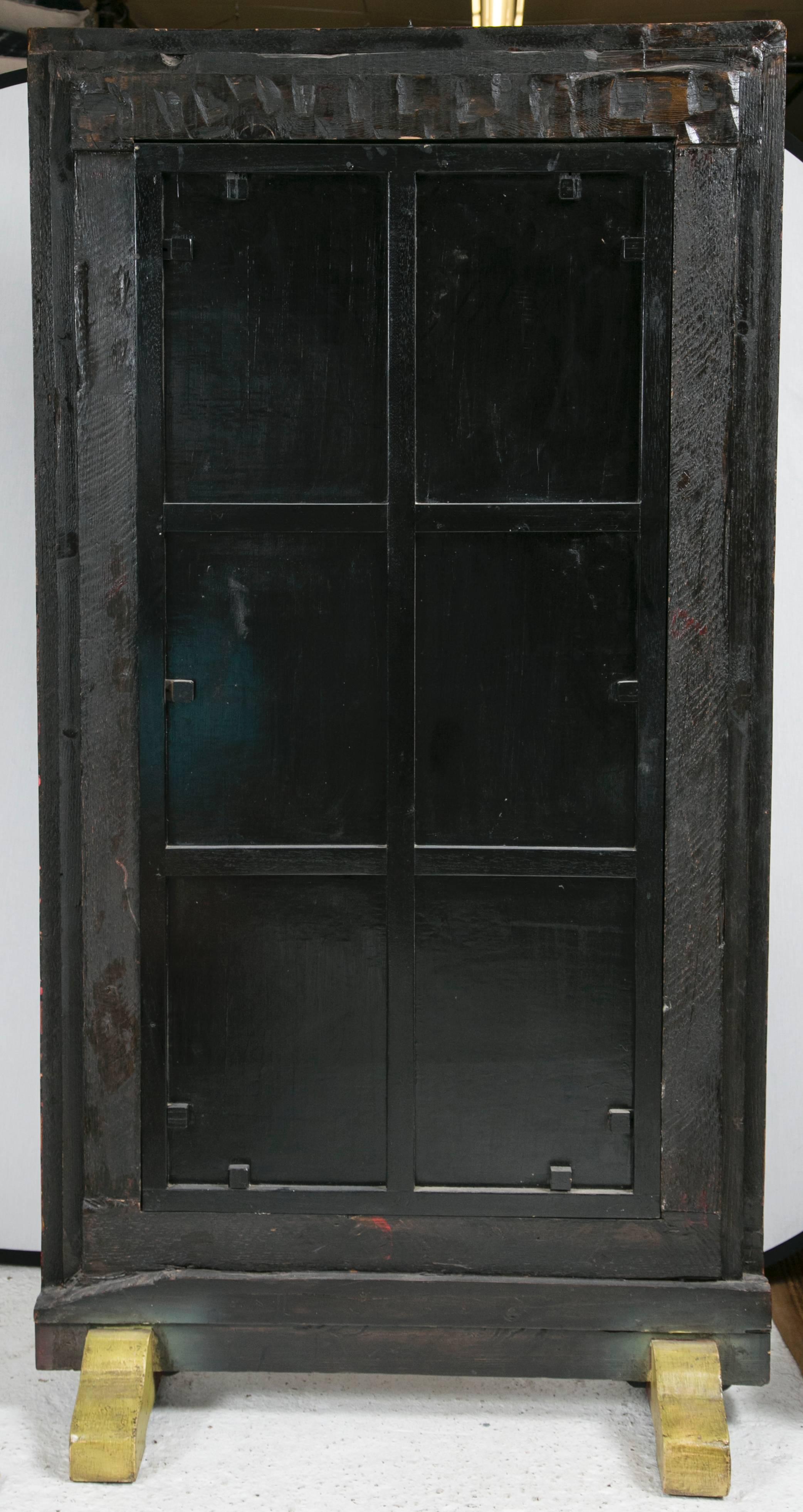 antique door mirror