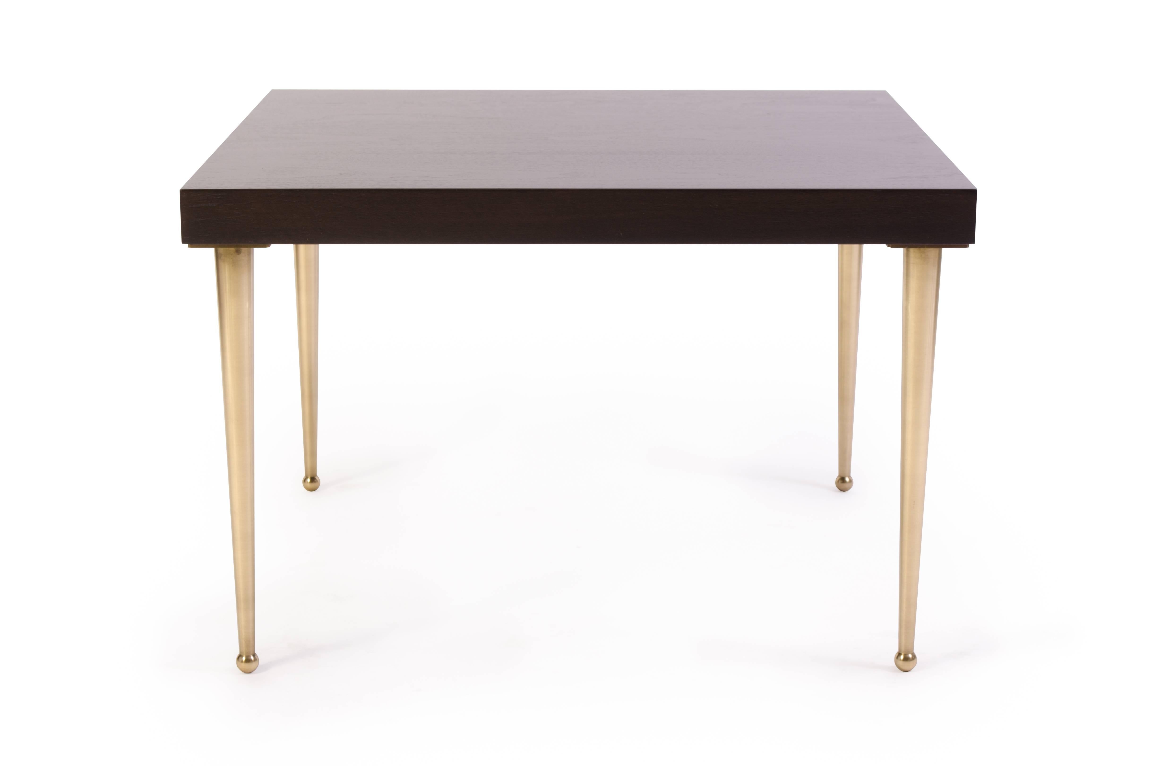 The Allister tables designed by Montage. A stunning pair of tables that can be used as side tables or a cocktail table, to be moved around as you wish. The highest quality materials were used to compose these handsome pieces of design. Solid pieces