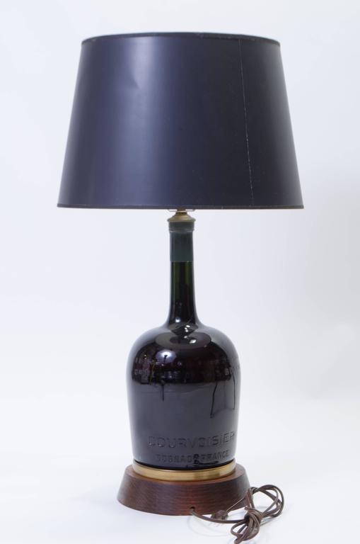 Vintage Courvoisier Bottle Lamp For Sale at 1stdibs