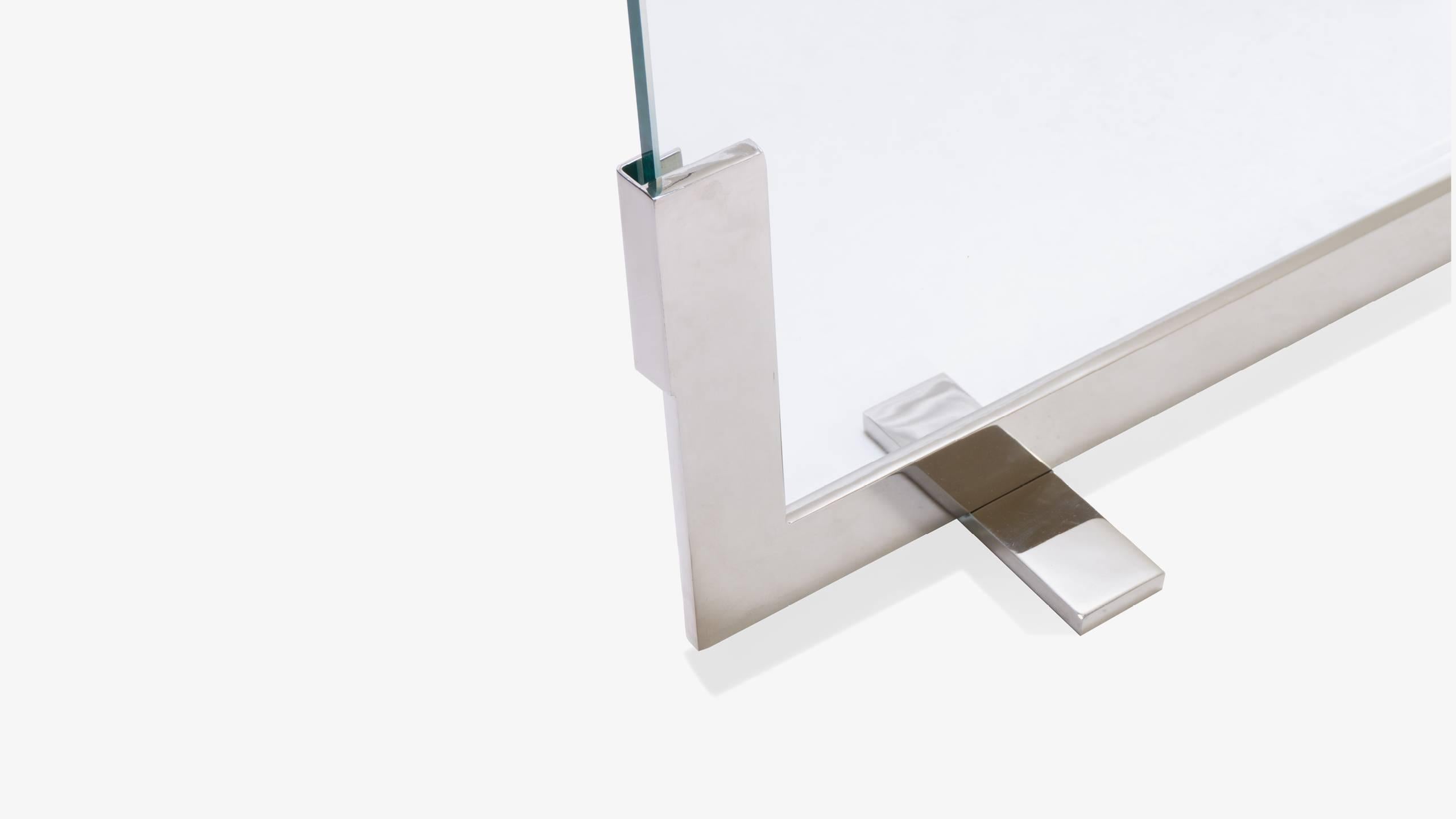 chrome fire screen