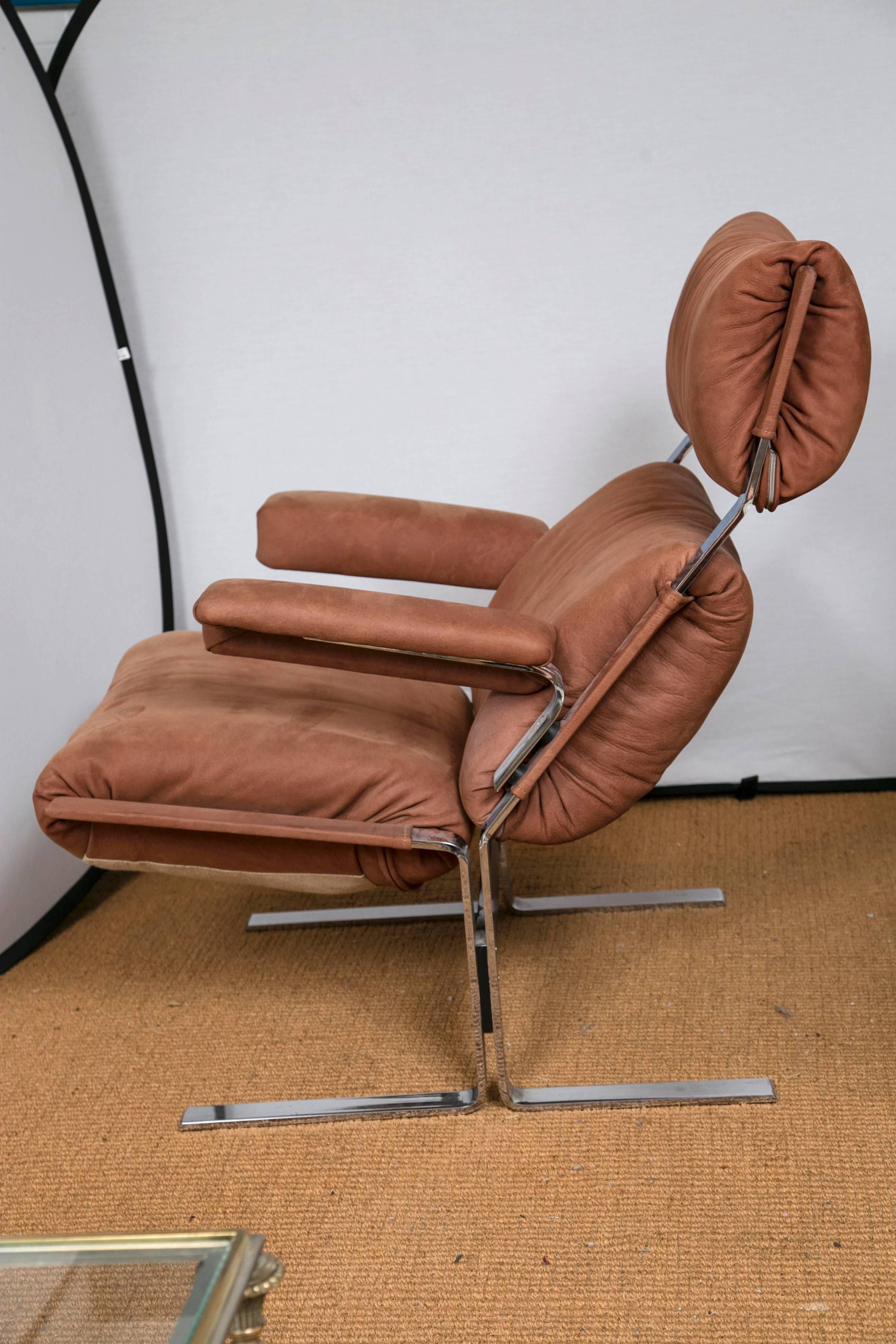 Mid-Century Modern  Richard Hersberger for Pace Lounge Chair & Ottoman