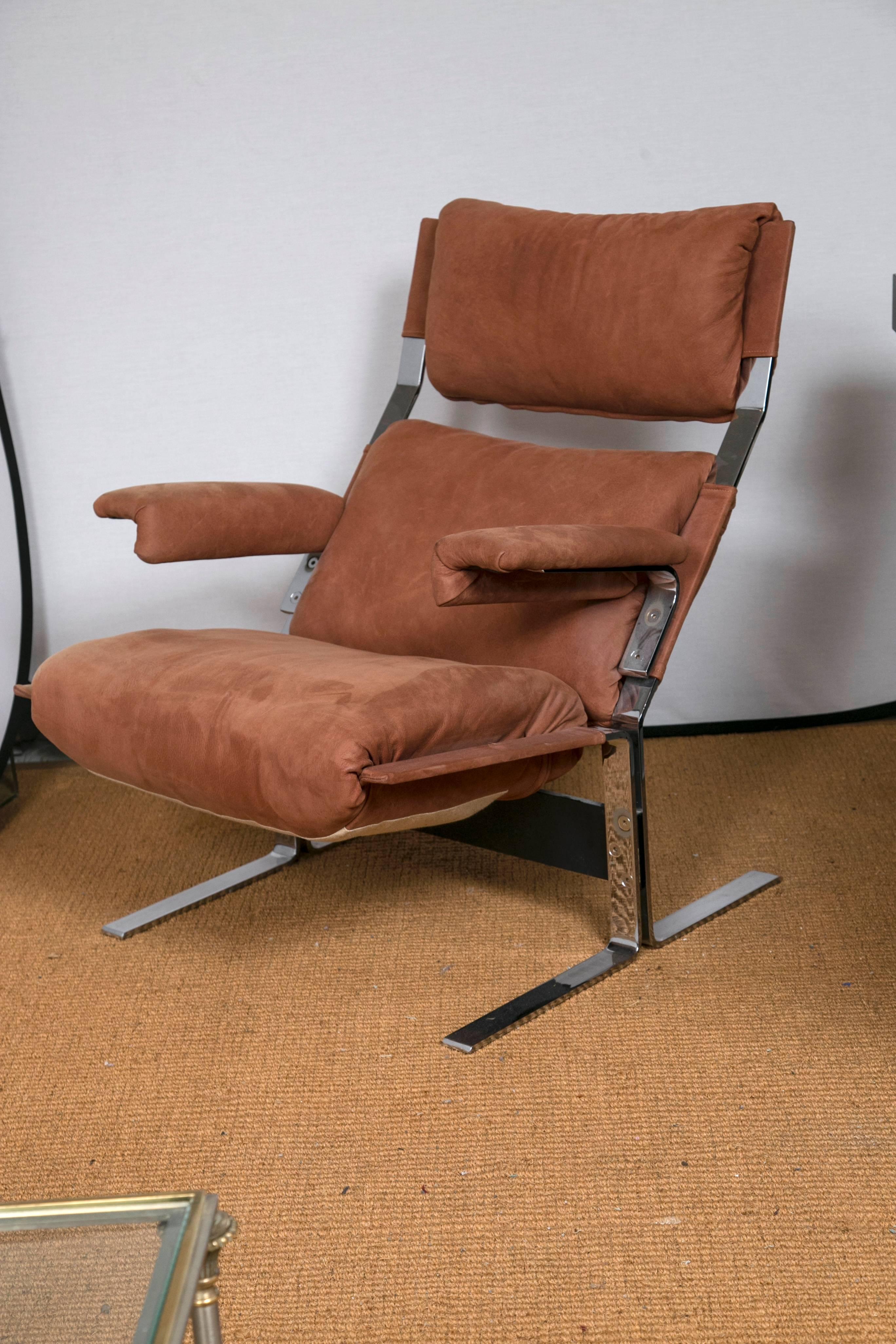 American  Richard Hersberger for Pace Lounge Chair & Ottoman