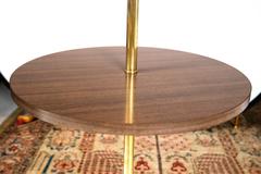 Midcentury Brass and Formica Table Floor Lamp
