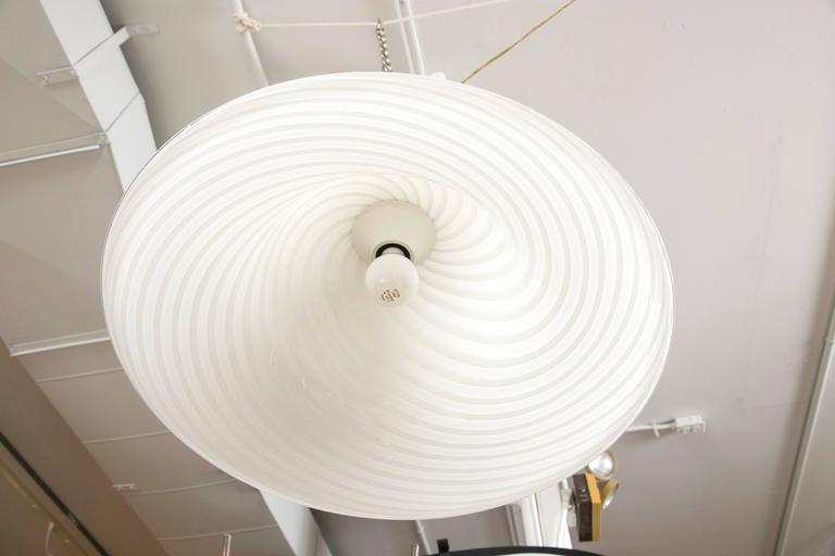 Murano Swirl Glass Dome Pendant Light For At 1stdibs - Murano Swirl Ceiling Lamp