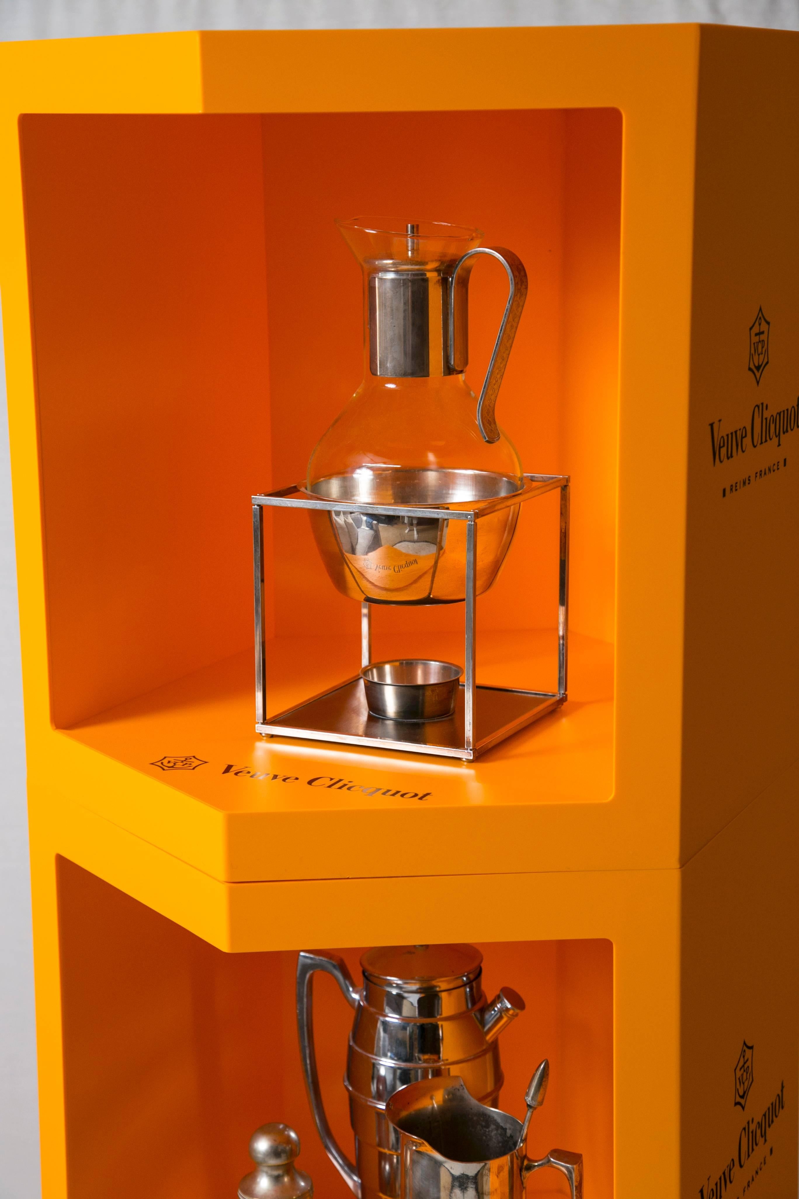 Veuve Clicquot Promotional Display Boxes, Set of Three In Excellent Condition In Wilton, CT