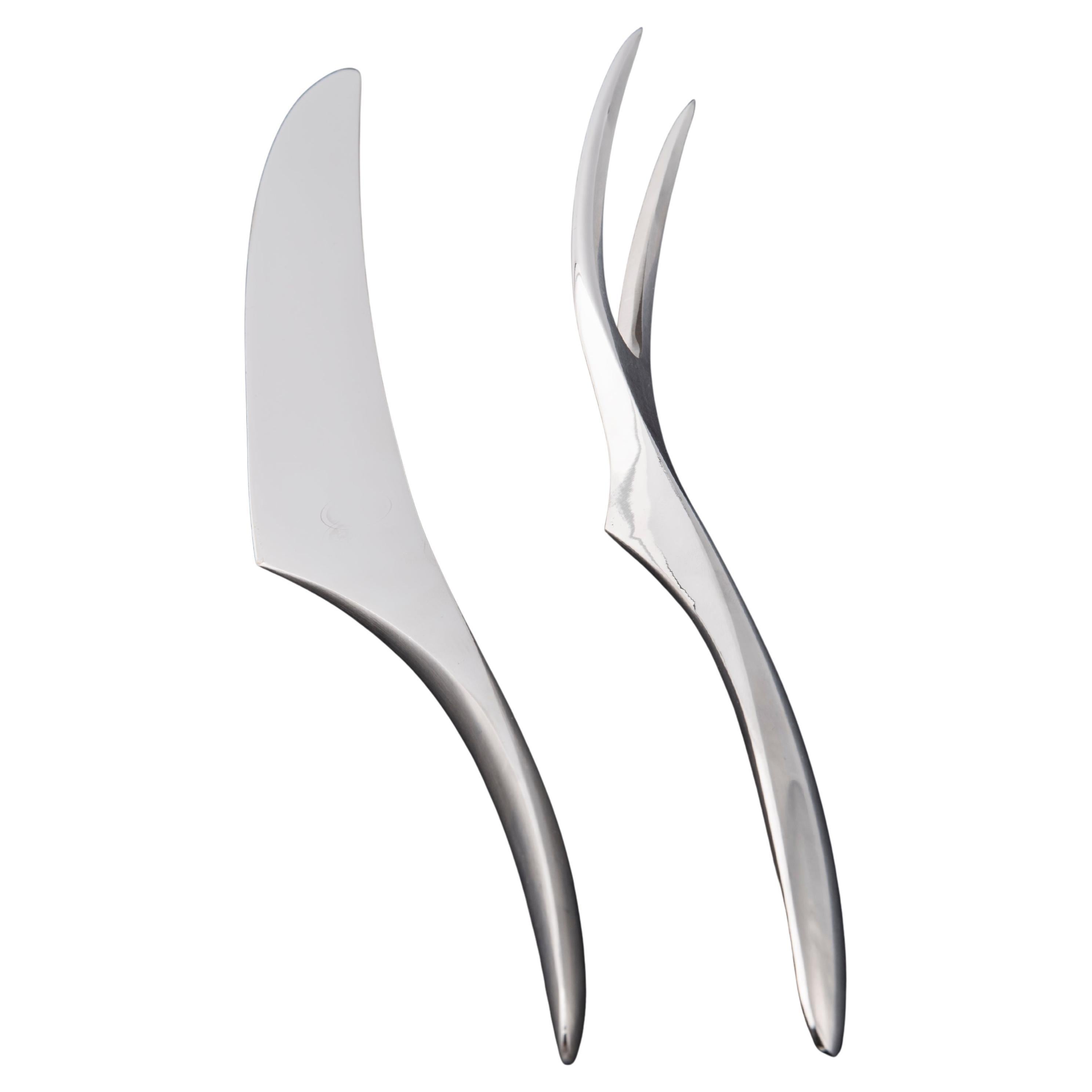 KOSMO1 Set de asado forjado en acero inoxidable Elegancia, funcionalidad en la mesa