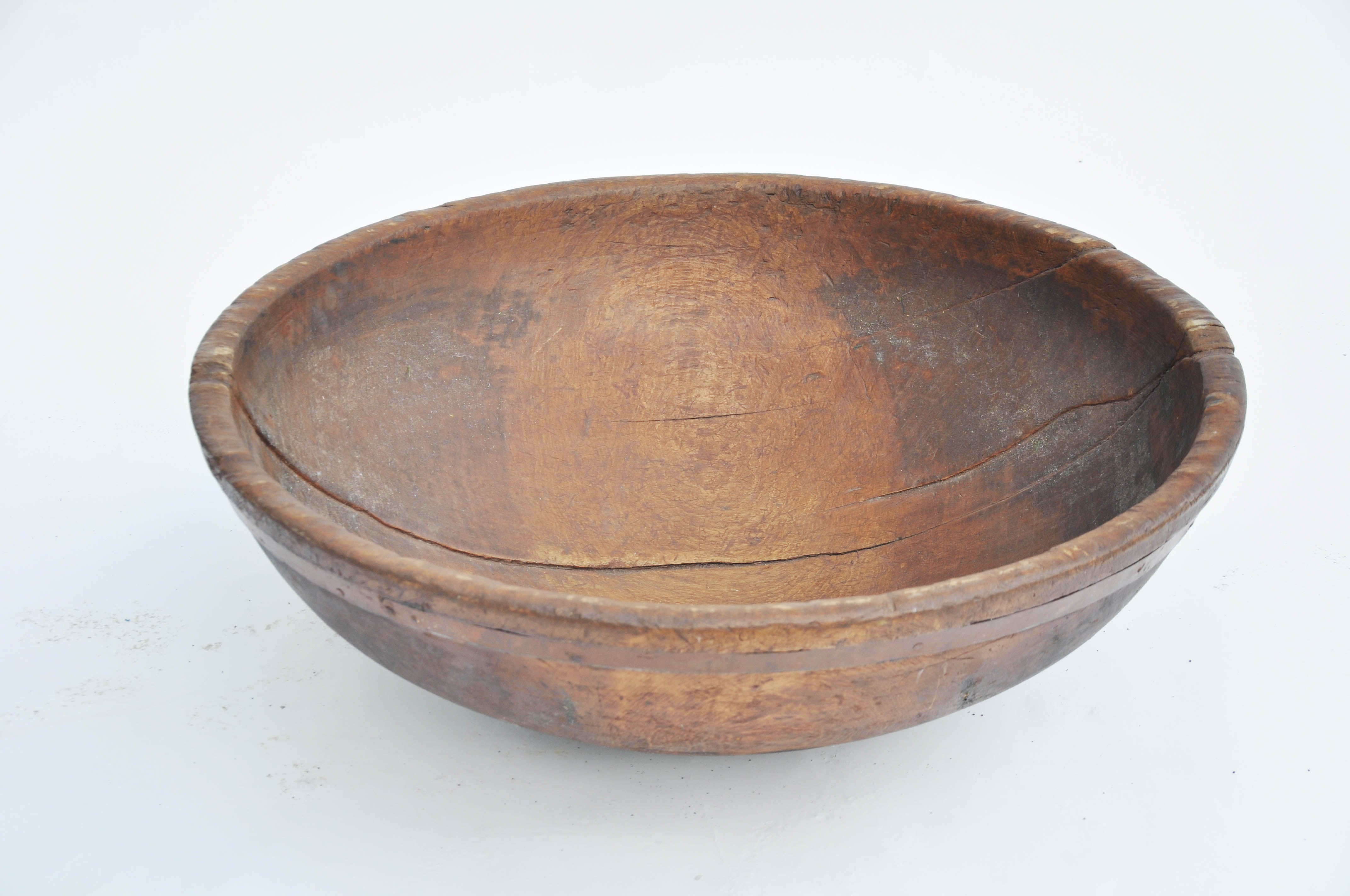 Large Wooden Bowl For Sale