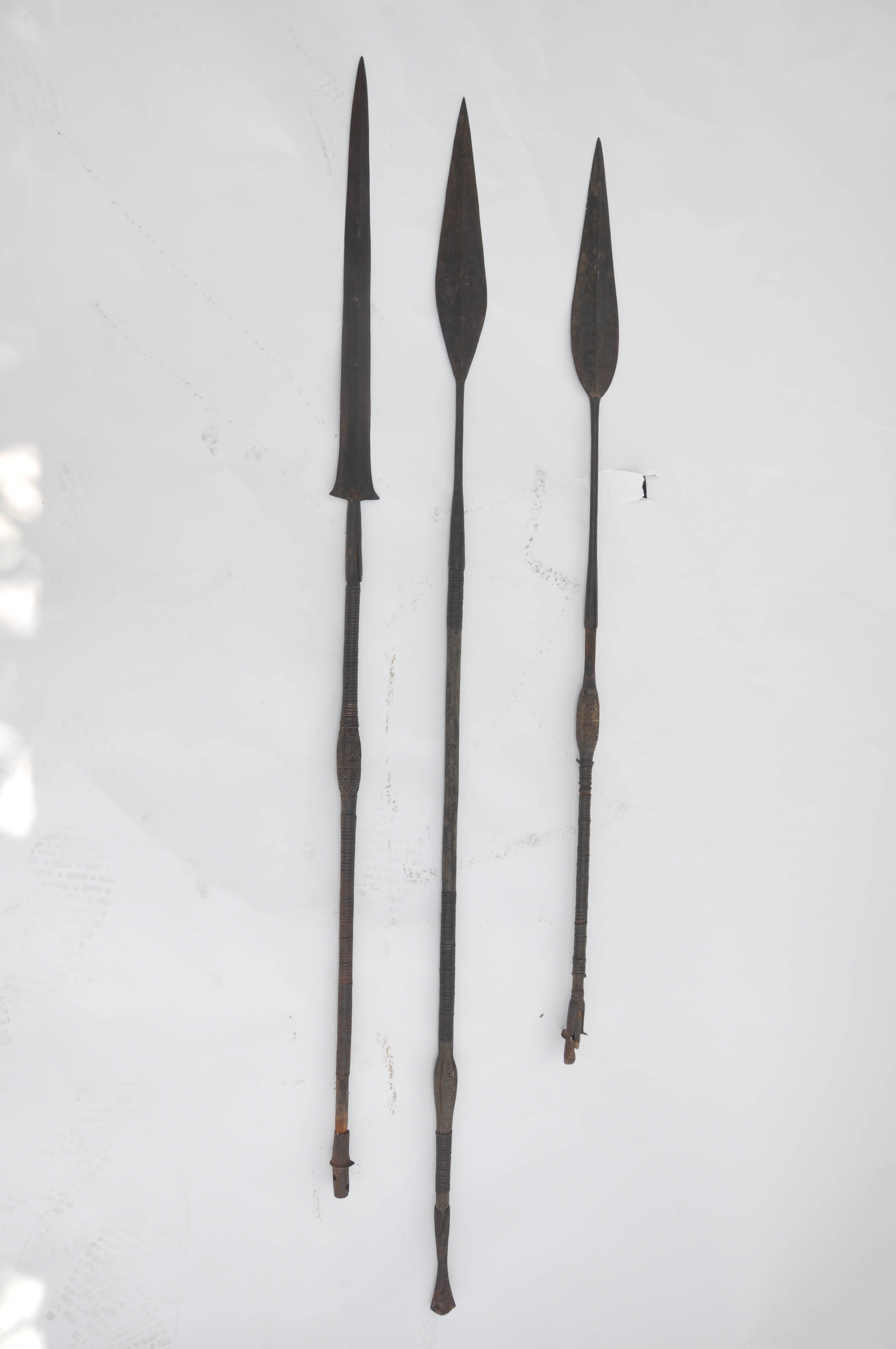 Set of Three Antique Spears For Sale