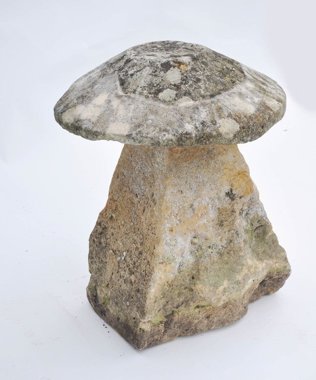 Pair of Antique English Staddle Stones For Sale 1
