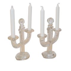 Pair of Scandinavian Modern Candlesticks