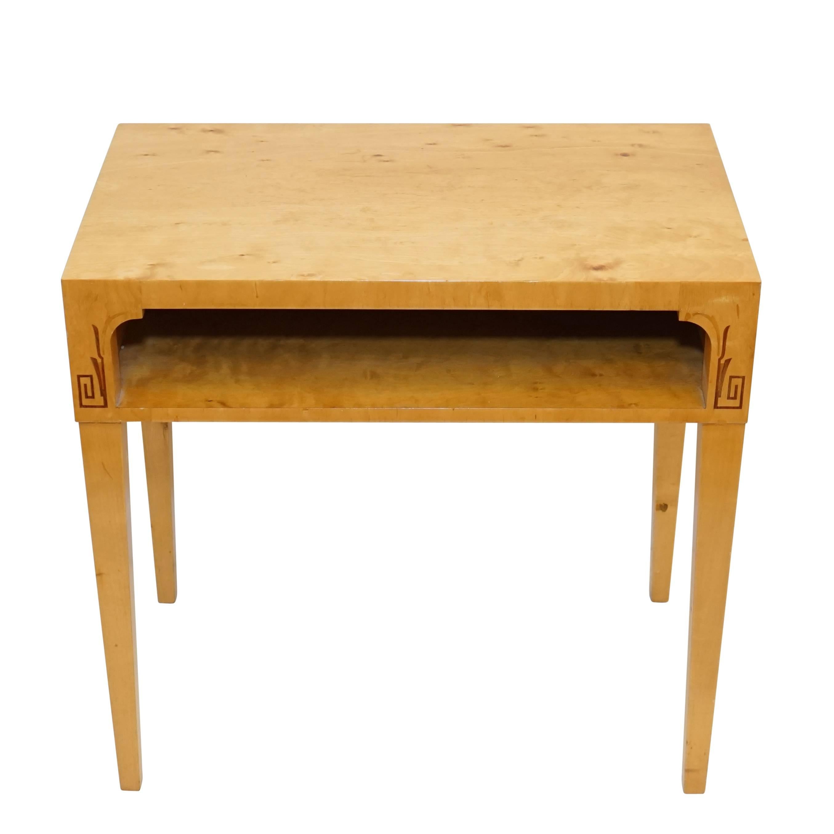 Swedish Art Deco Side Table For Sale