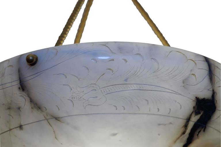 Alabaster Pendant For Sale at 1stdibs