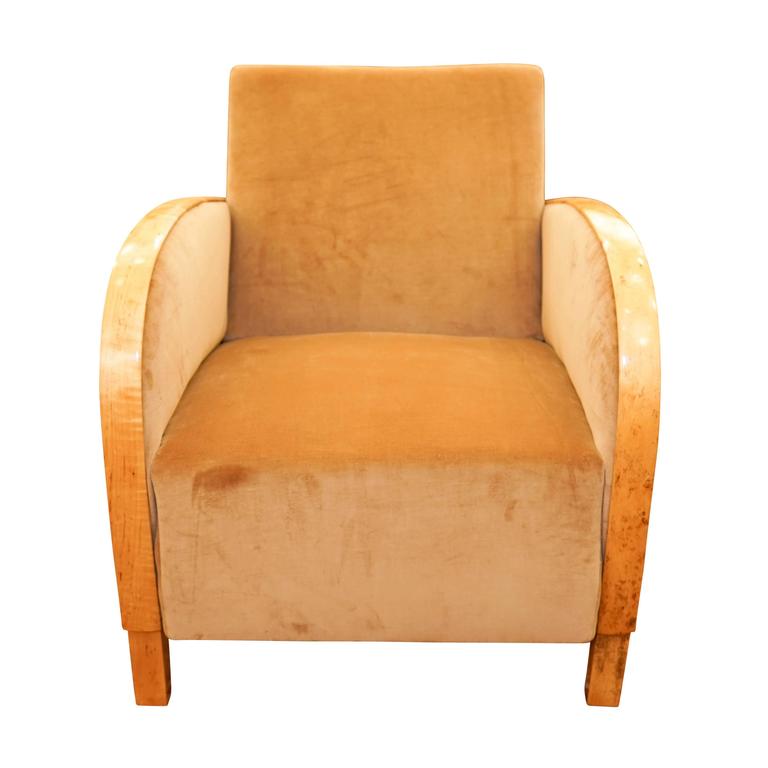 Art Deco Club Chair at 1stDibs