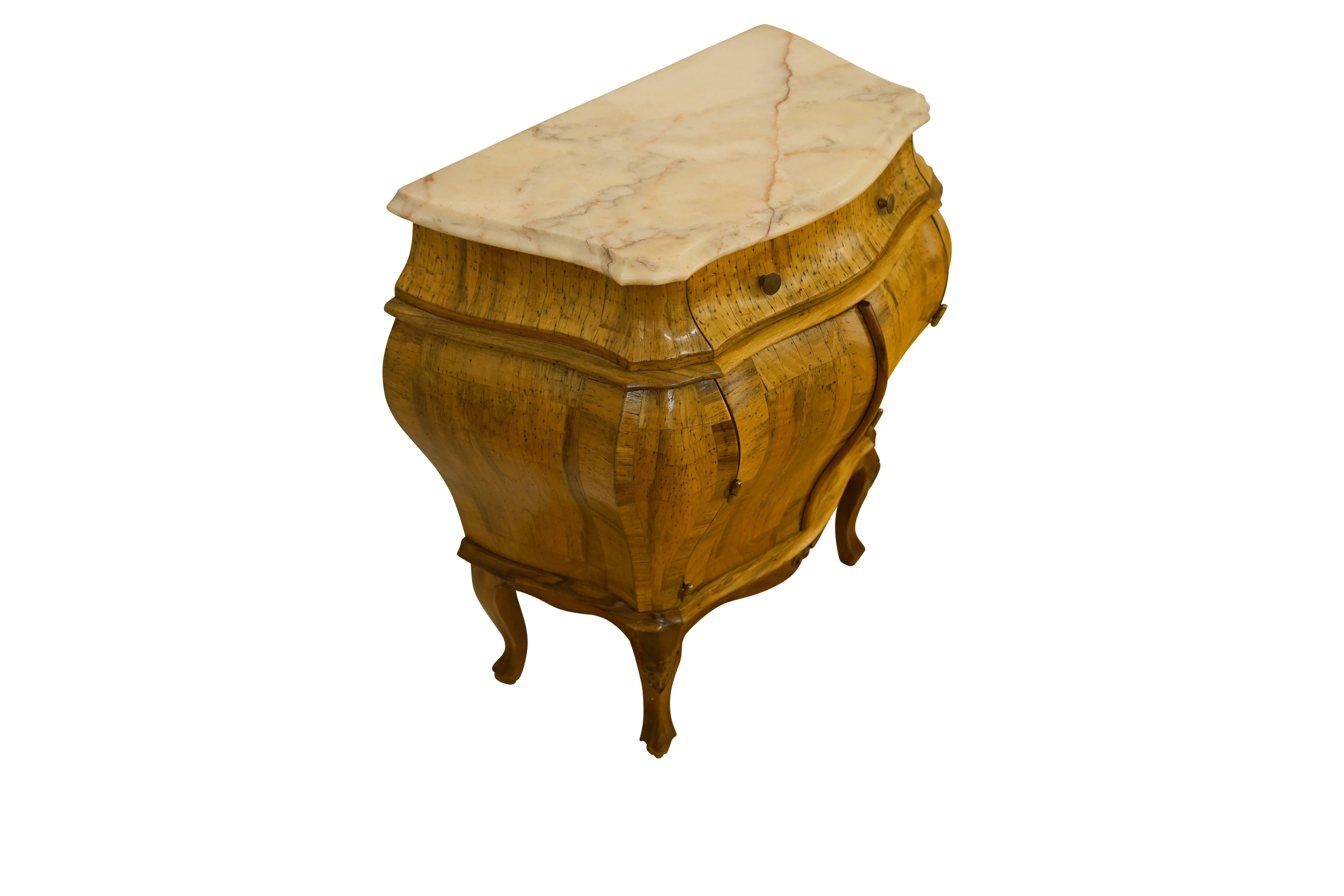 Late 19th Century Pair of Baroque Revival Commodes