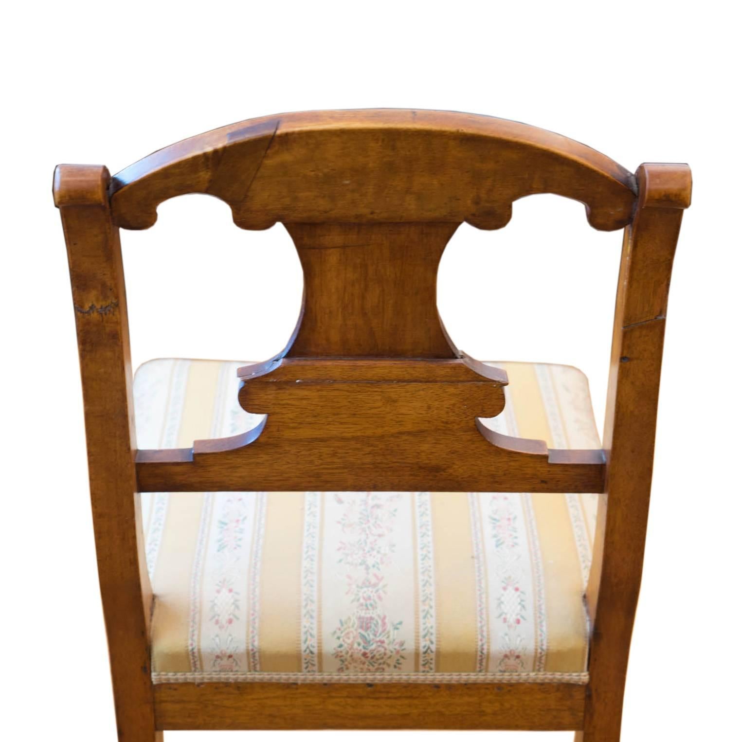Single Biedermeier Chair In Good Condition In New York, NY