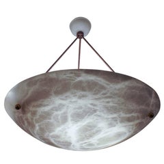 Swedish Art Deco Alabaster Light Fixture, circa 1930s