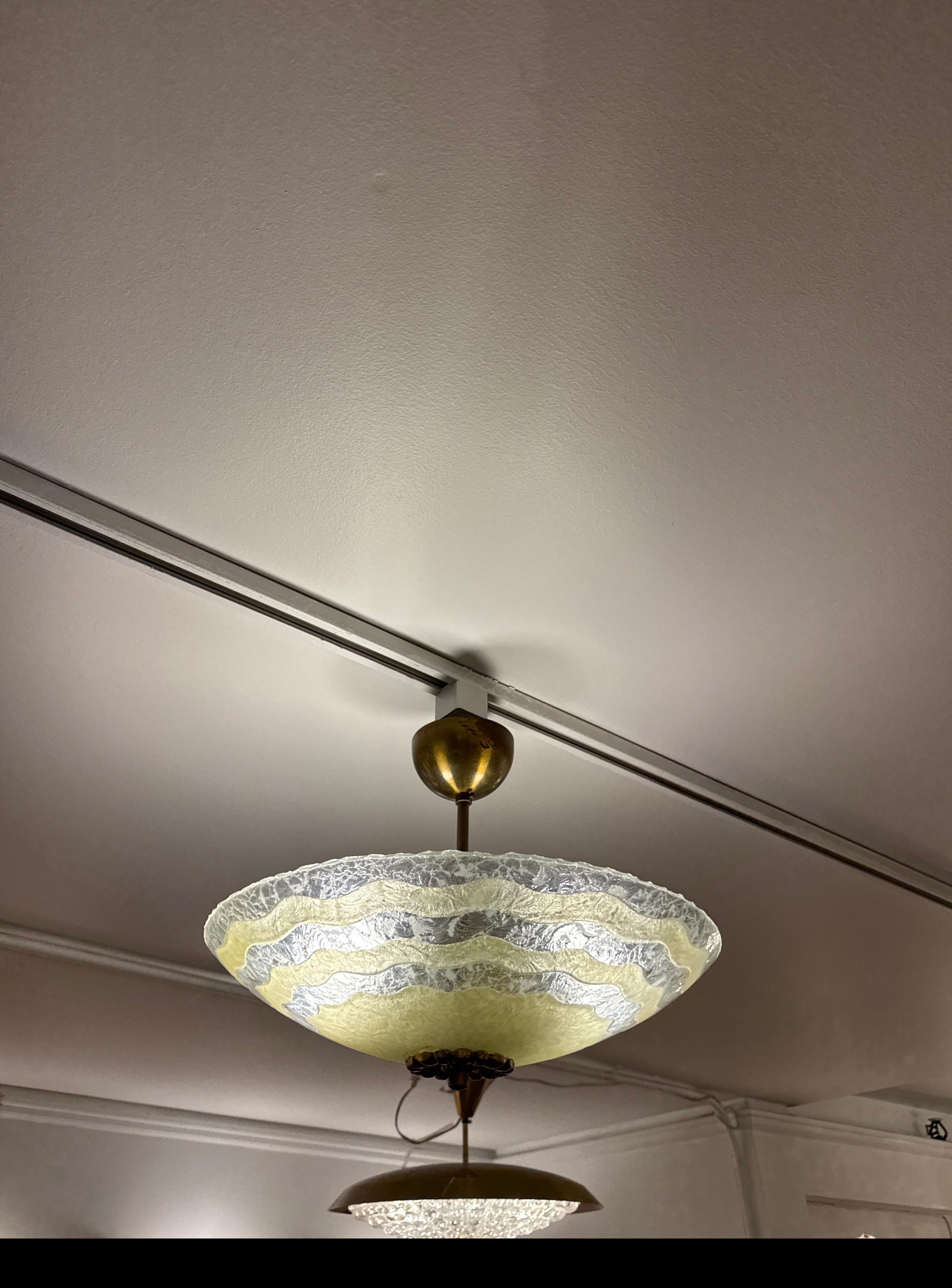 Apparecchio di illuminazione in vetro artistico moderno svedese in vendita 6