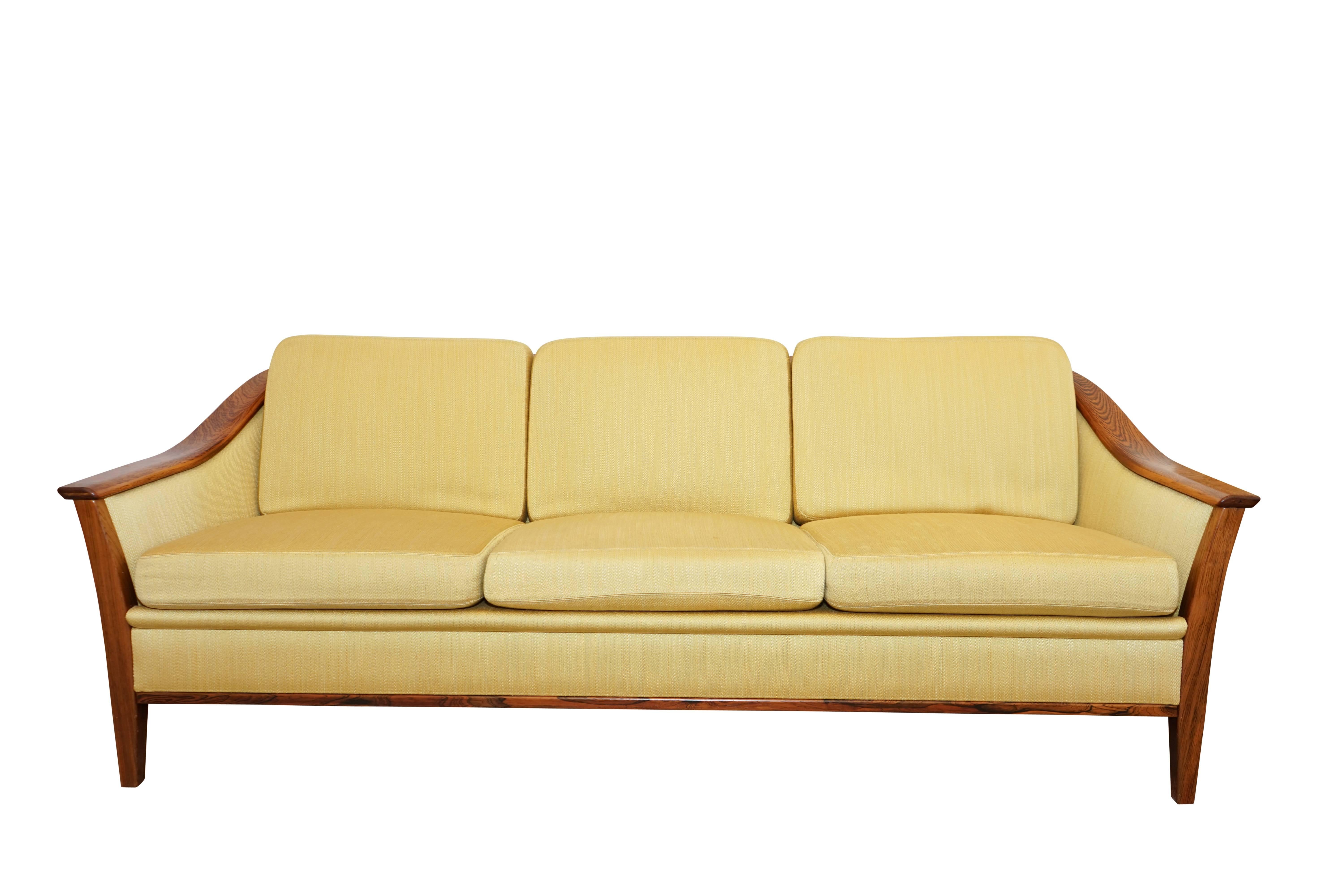 Swedish Mid-Century Modern Sofa and Armchairs Set