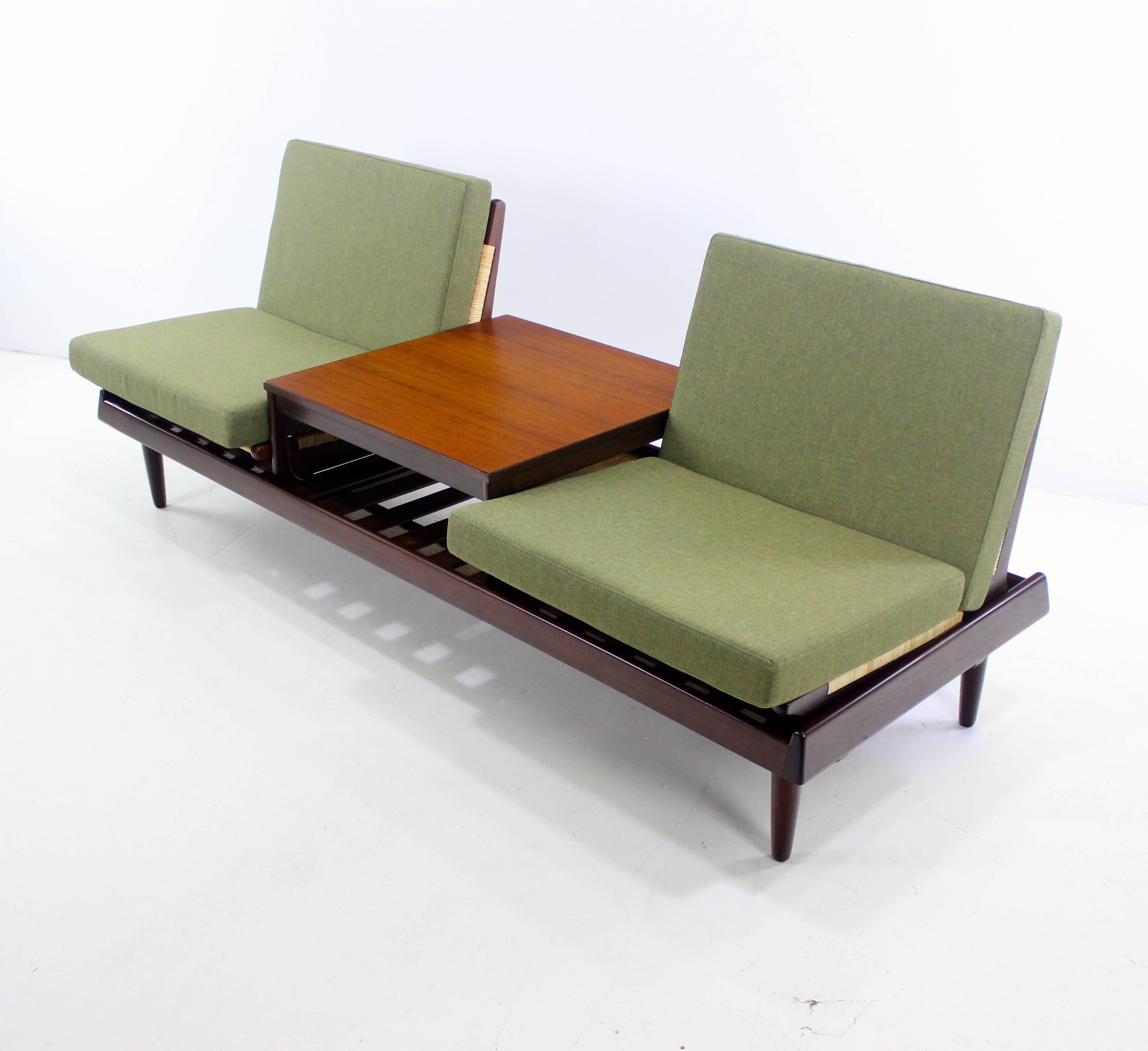 Danish Modern Modular Seating Group Designed by Hans Olsen In Excellent Condition For Sale In Portland, OR