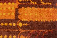 Large, Lush Danish Modern Rya Rug