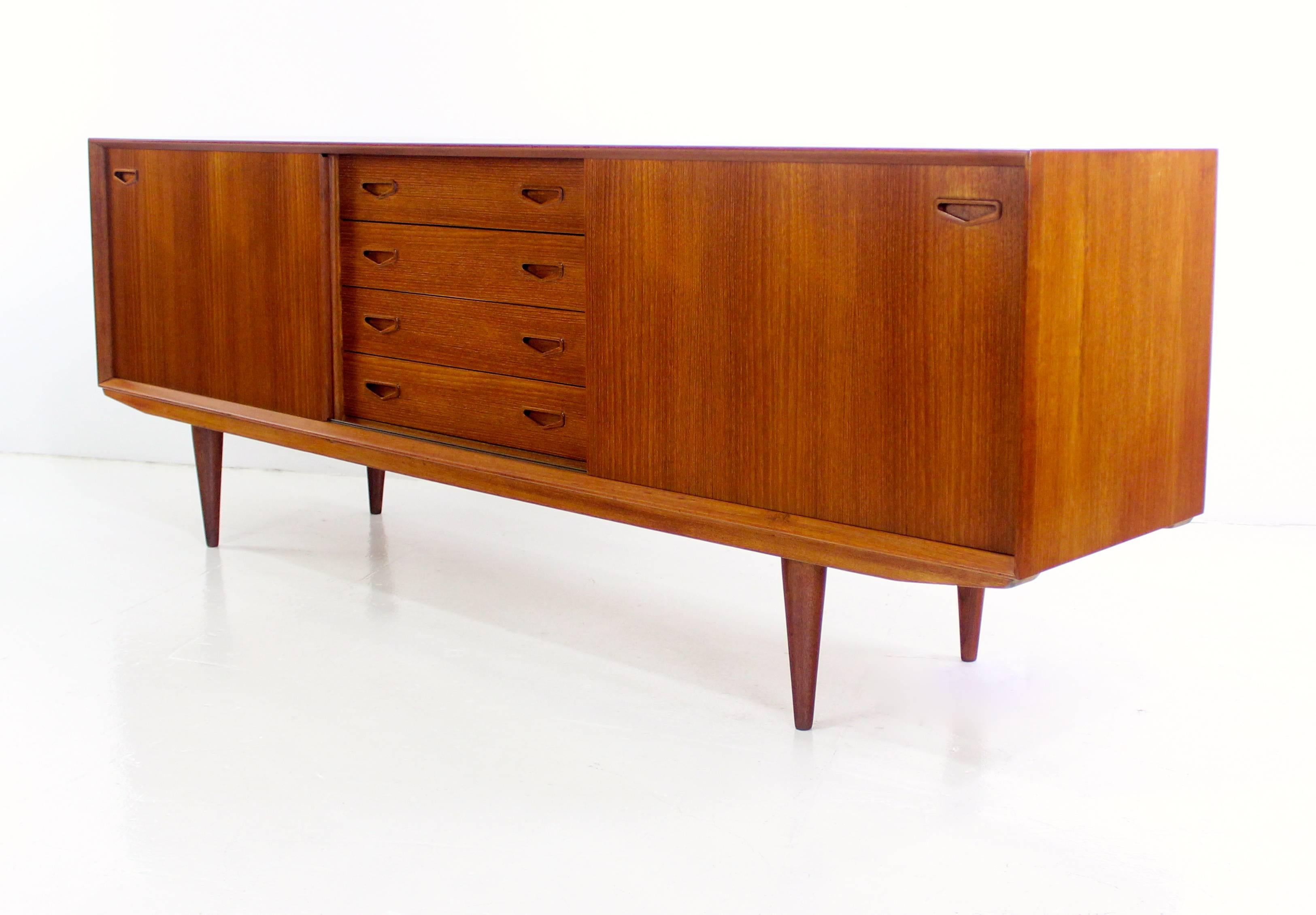 Scandinavian Modern Classic Danish Modern Teak Credenza