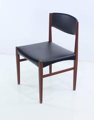 Set of Six Danish Modern Teak Dining Chairs by Glostrup Mobelfabrik