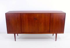 Danish Modern Teak Credenza Designed by Rosengren Hansen