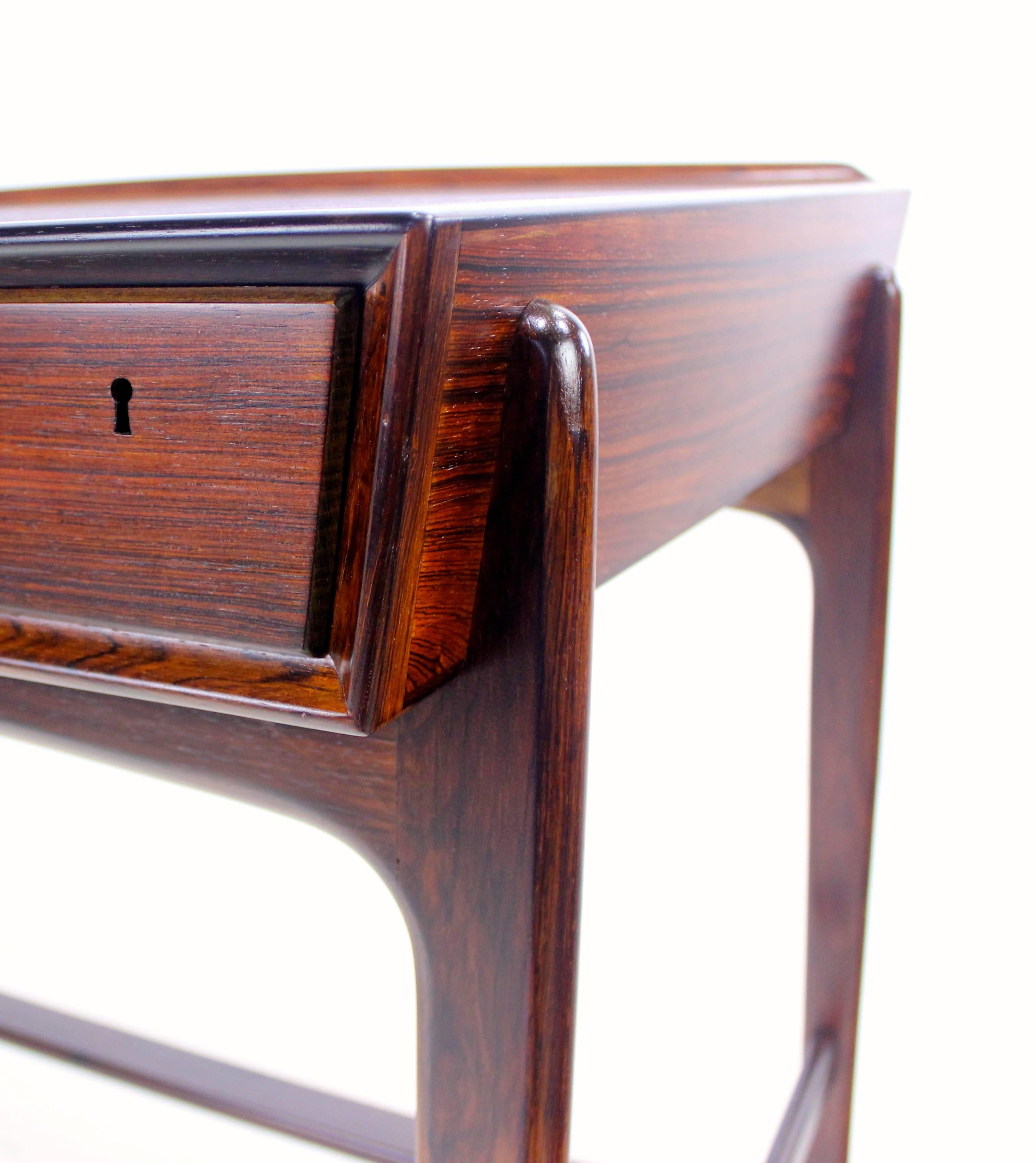 Extremely Rare Danish Modern Rosewood Desk by Svend Madsen For Sale 2