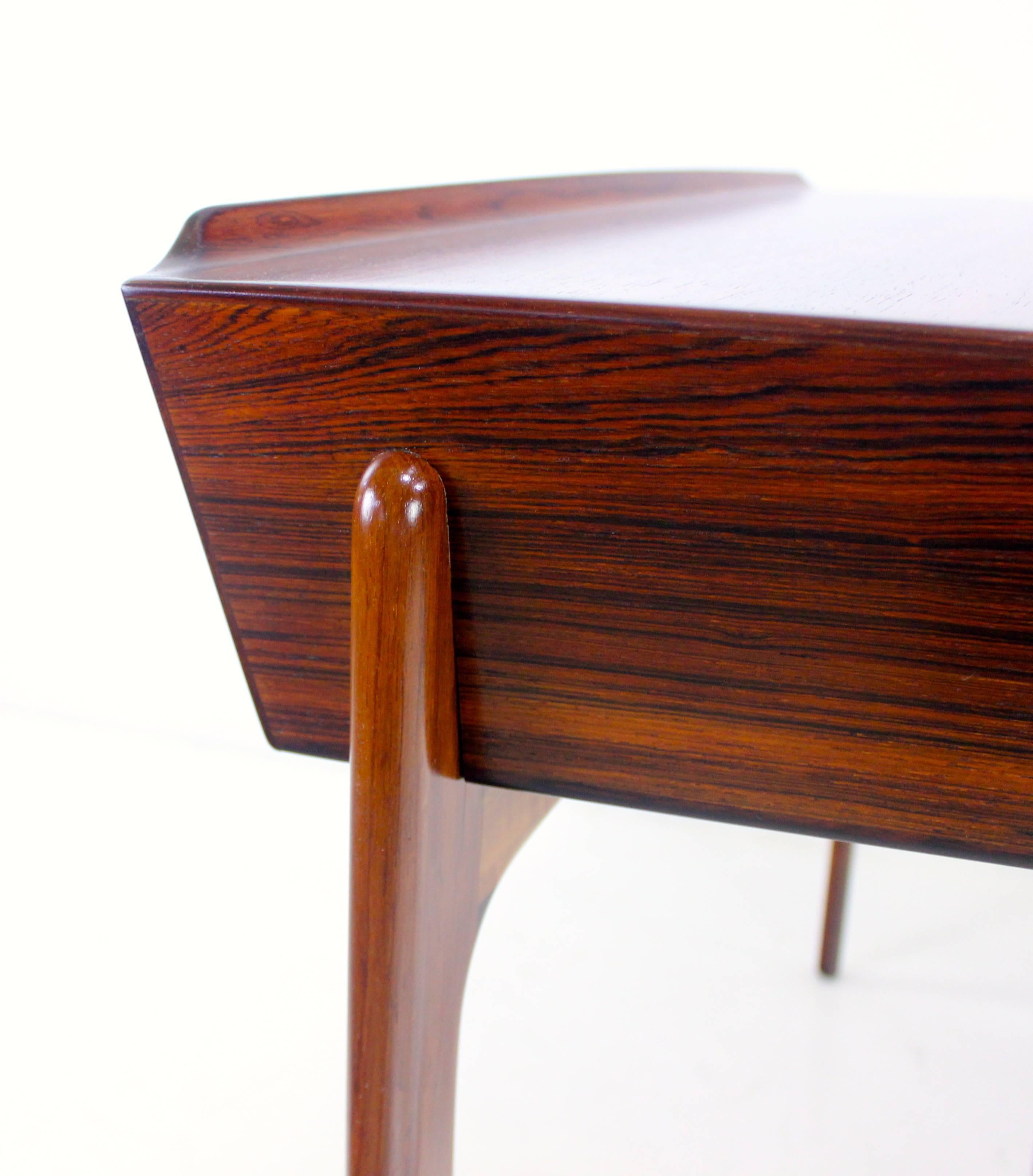 Extremely Rare Danish Modern Rosewood Desk by Svend Madsen For Sale 3