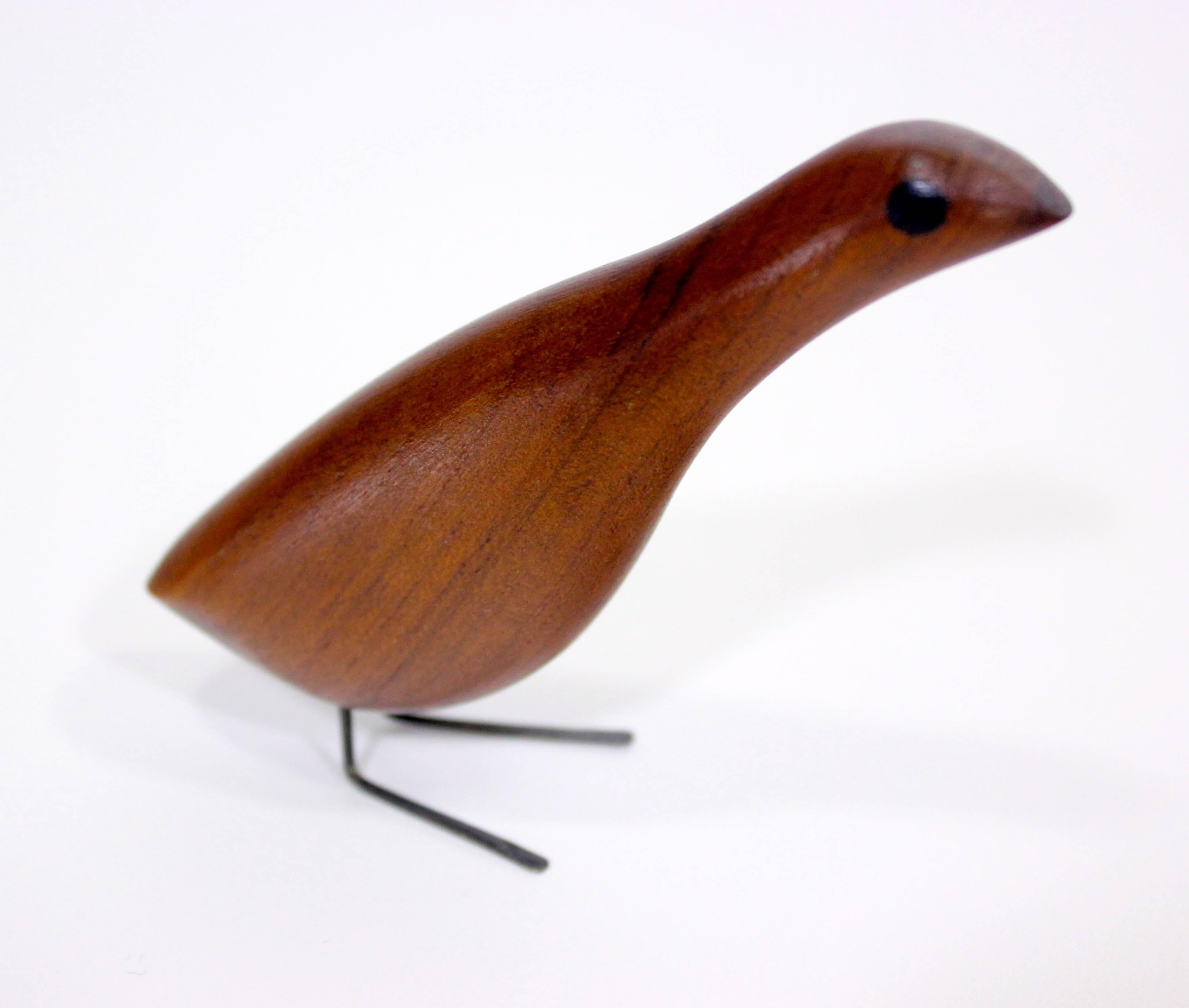 Set of Six Wooden Birds by Jacob Herman In Excellent Condition In Portland, OR