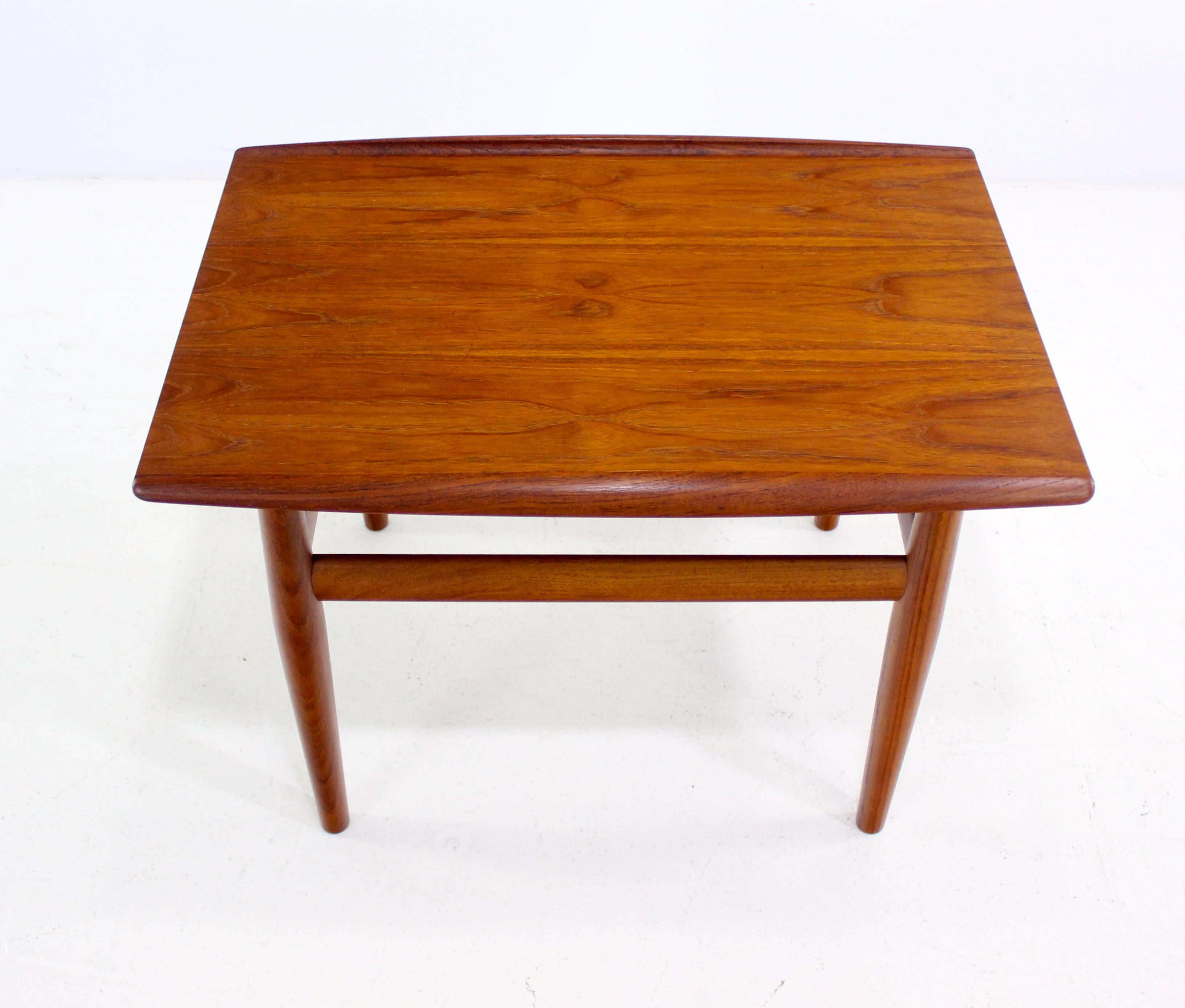 20th Century Three-Piece Solid Teak Danish Modern Tables Designed by Grete Jalk For Sale