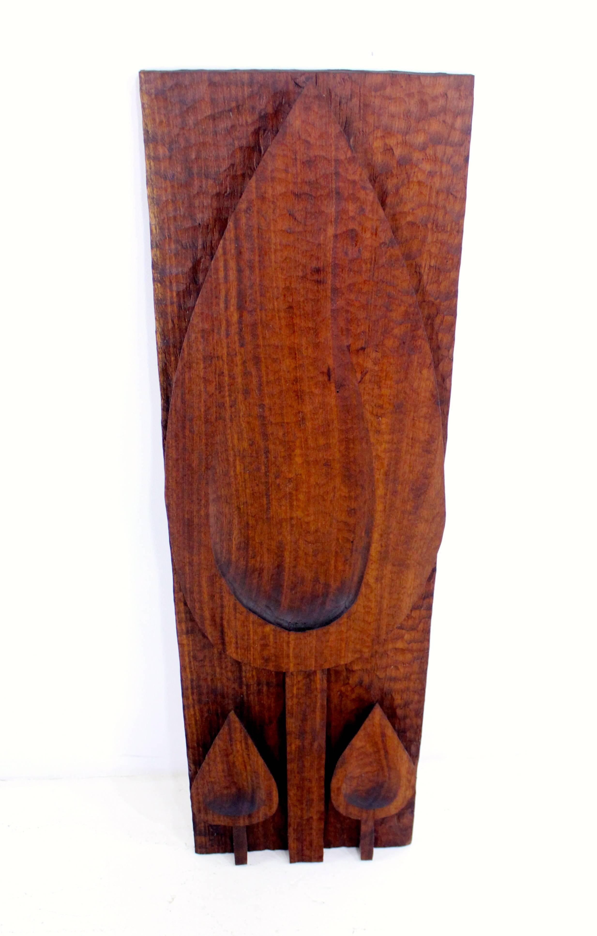 Mid-Century wood carving by Leroy Setziol, 1915-2005.

A composer in wood, Leroy Setziol created lyrical sculpture that honors the beauty of a material strongly identified with the Northwest. The black walnut, teak, fir, and other woods he