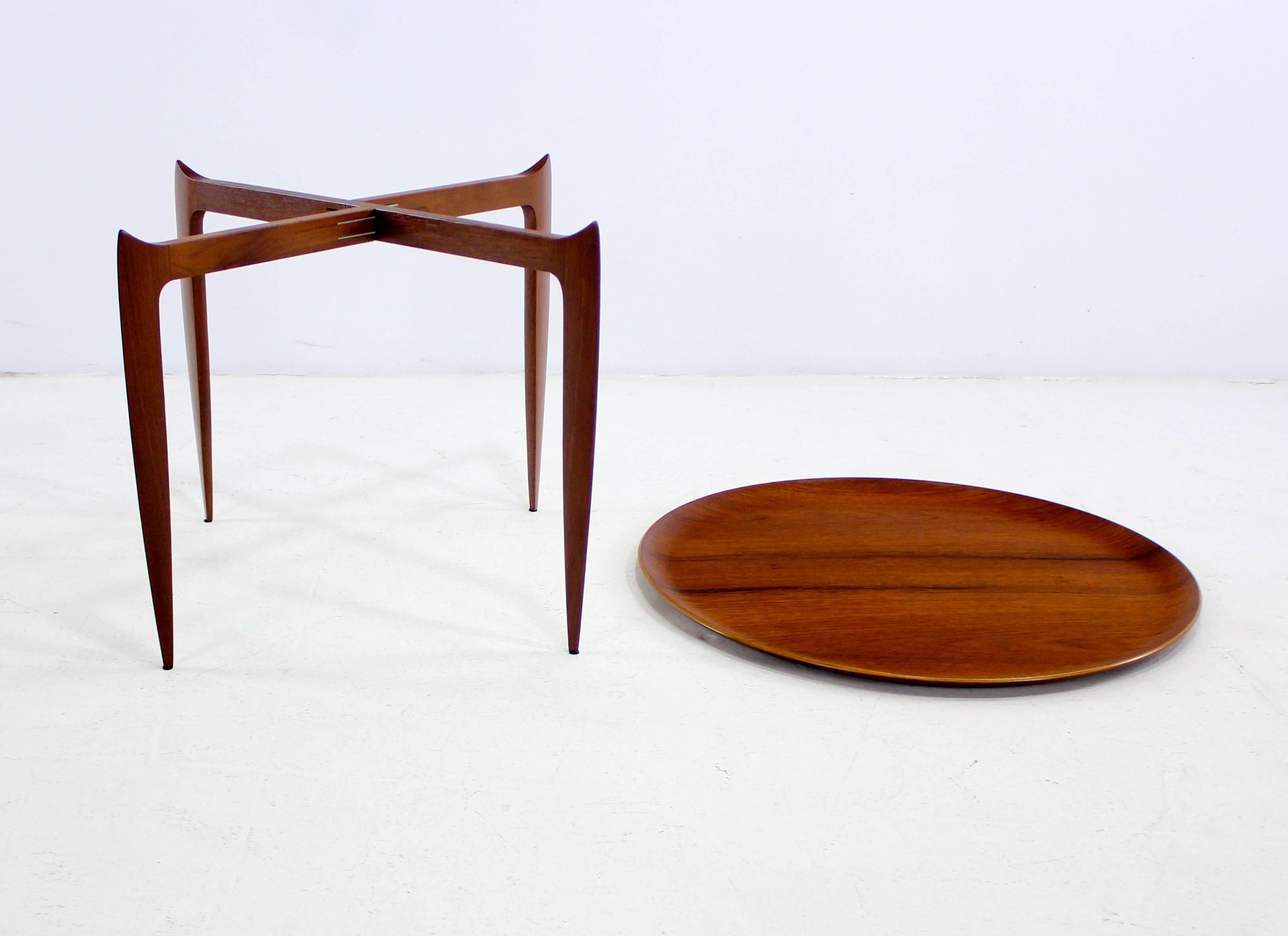 Scandinavian Modern Danish Modern Teak Tray Table Designed by H. Engholm & Svend Aage Willumsen For Sale