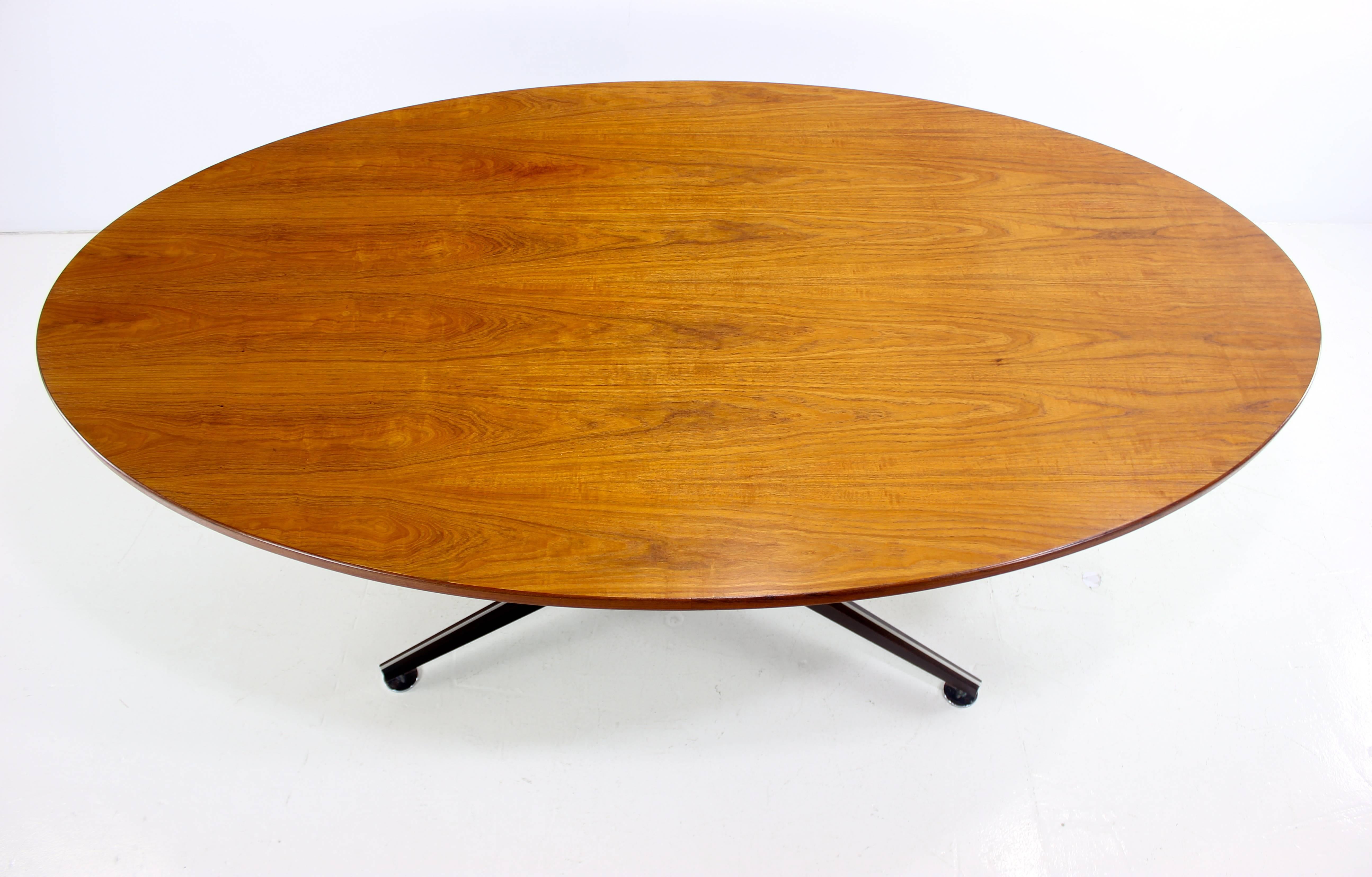 American Mid-Century Modern Teak Dining Table by Edward Wormley for Dunbar For Sale