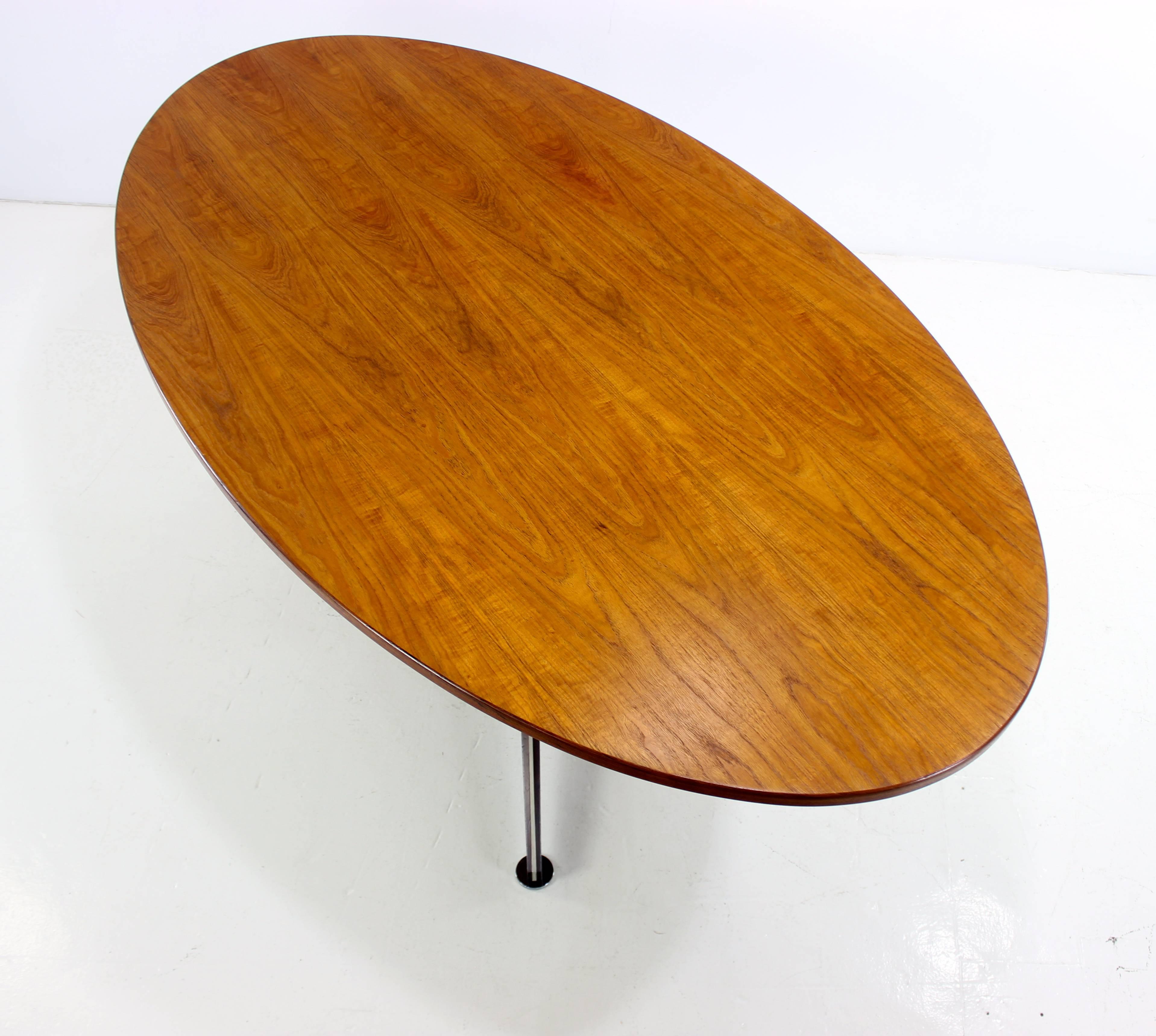 Mid-Century Modern Teak Dining Table by Edward Wormley for Dunbar In Excellent Condition For Sale In Portland, OR