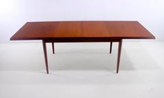 Danish Modern Teak Dining Table Designed by Christensen Aage Schmidt