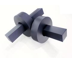 "Knot"- Large Mid-Century Modern Steel Sculpture by Merrill Sigee for Corten