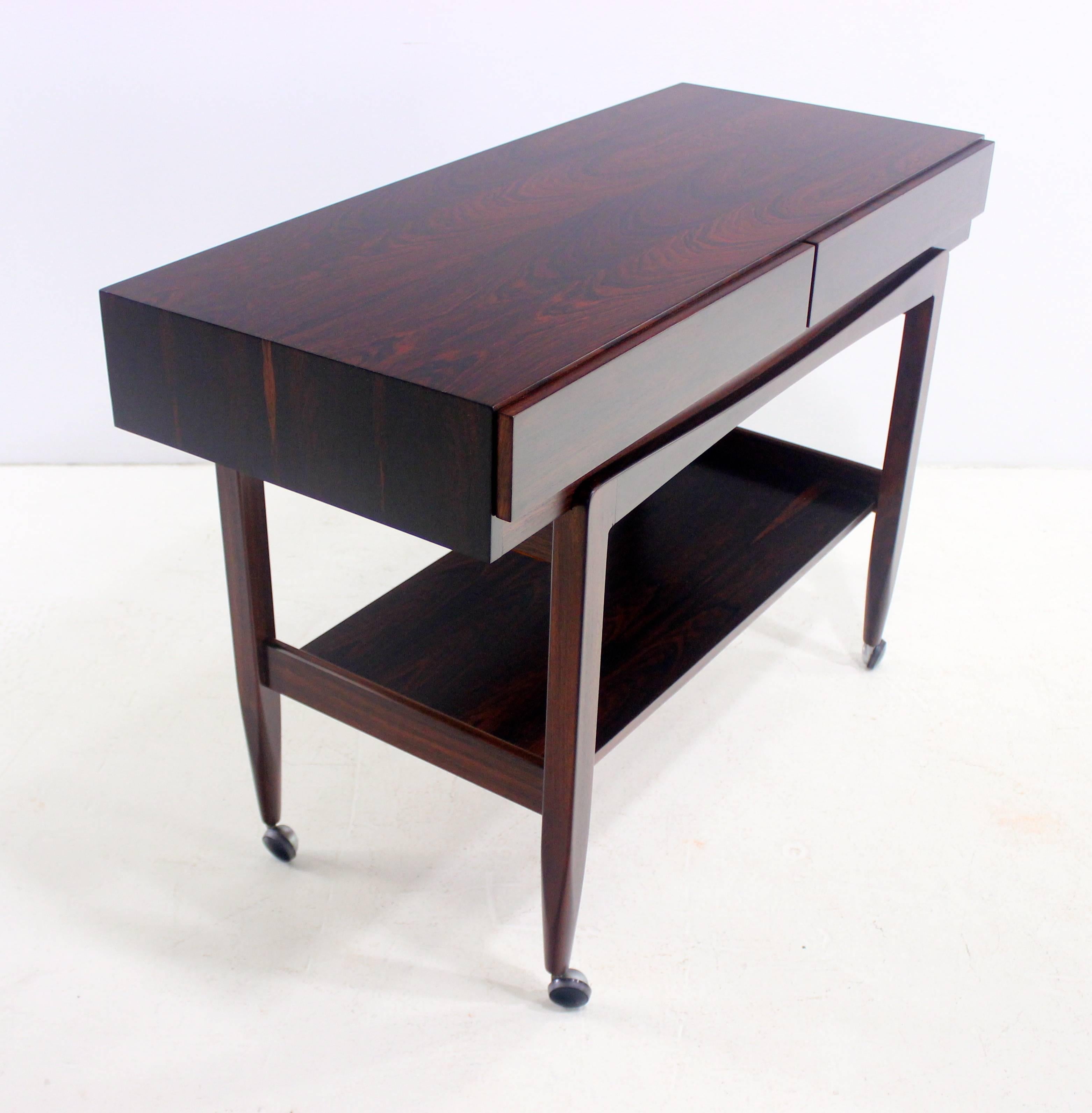Rare Danish Modern Rosewood Console or Server Designed by Ib Kofod Larsen For Sale 2