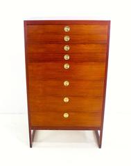 Rare Danish Modern Teak High Boy Chest of Drawers Designed by Borge Mogensen