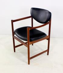 Scandinavian Modern Teak "Throne" Armchair Designed by Westnofa