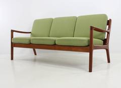 Danish Modern Teak "Senator" Sofa Designed by Ole Wanscher