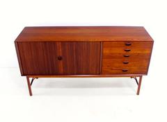 Danish Modern Teak Solid Teak Cabinet Designed by Peter Hvidt